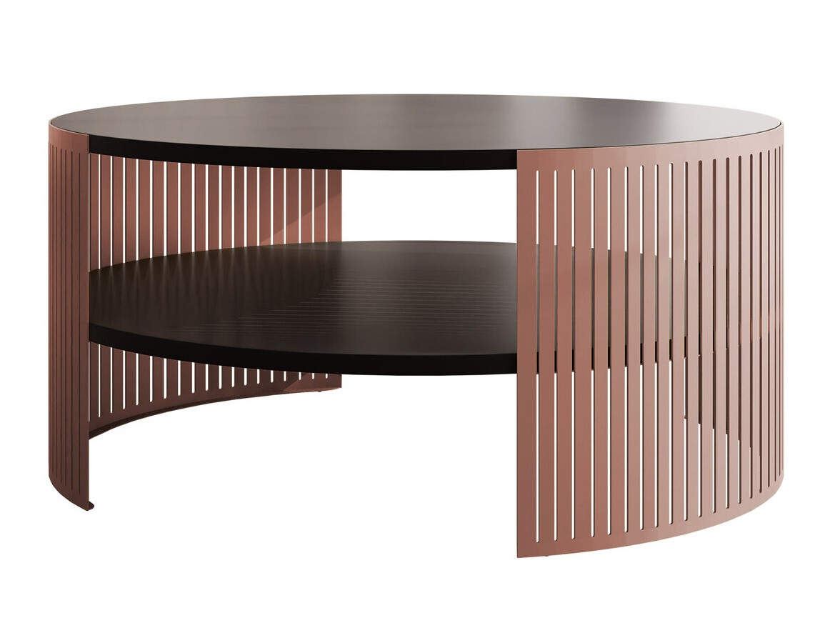 Table basse Evanola 102 (Rose + Noir)