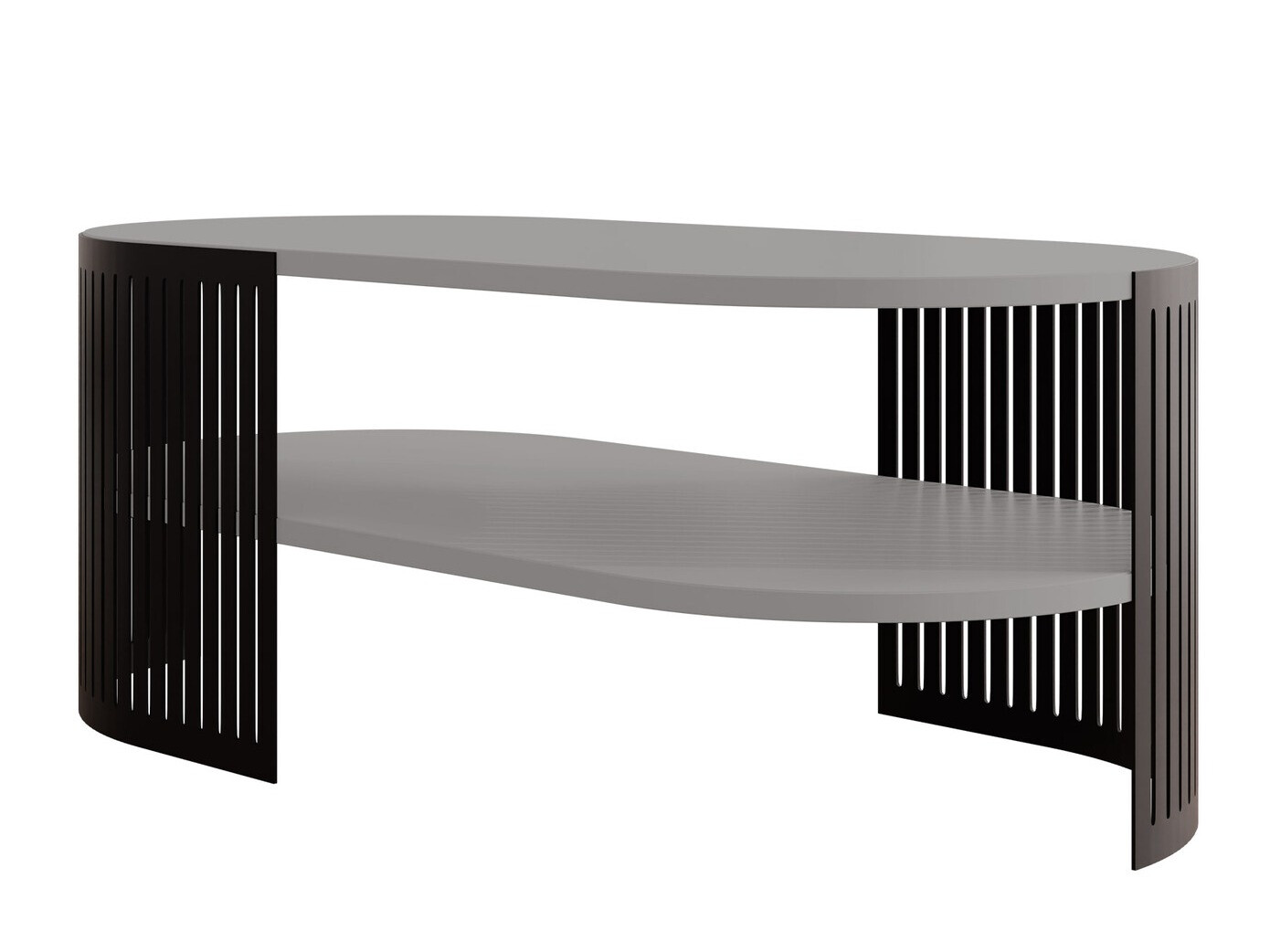 Table basse Evanola 106 (Noir + Graphite)