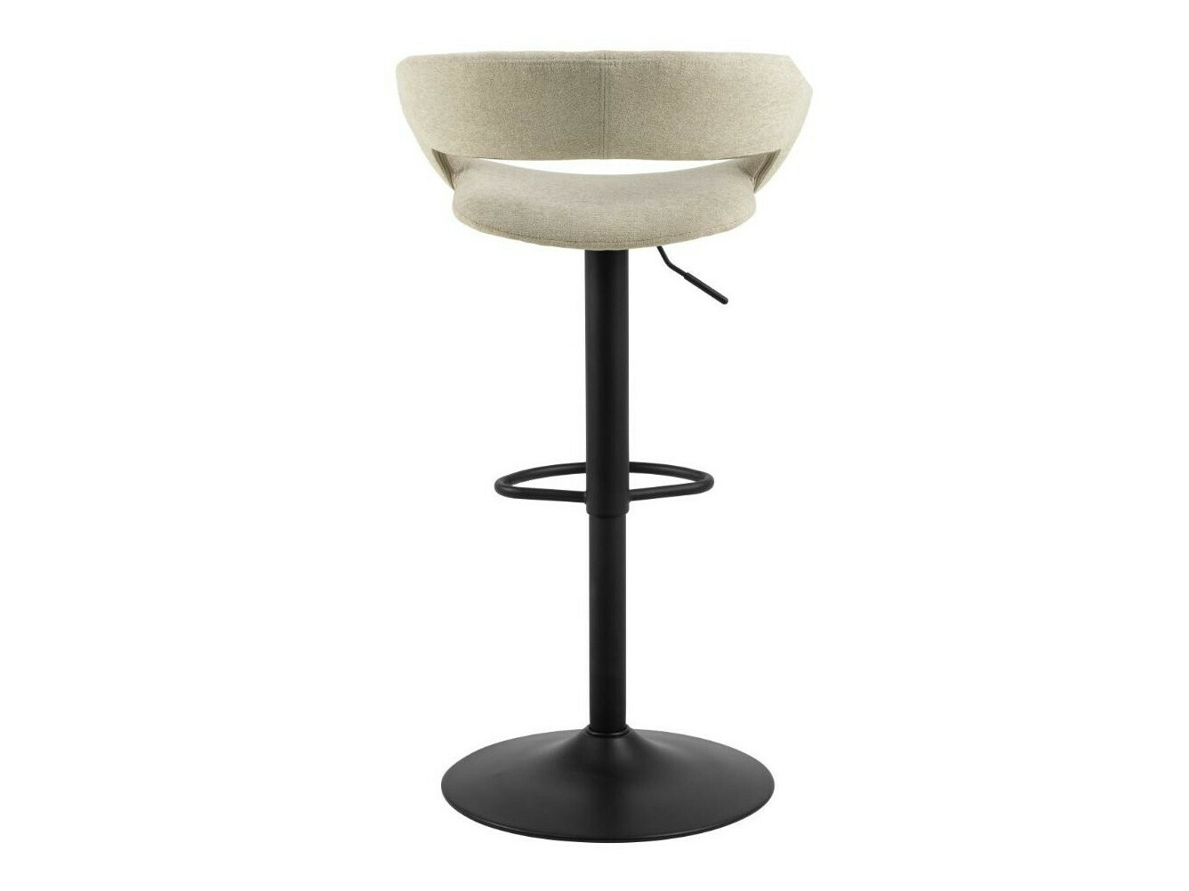 Chaise de bar mi-hauteur Norsica 280 (Brun clair + Noir)