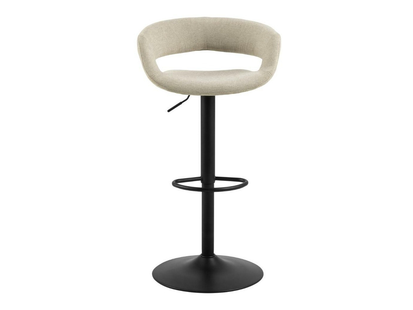 Chaise de bar mi-hauteur Norsica 280 (Brun clair + Noir)