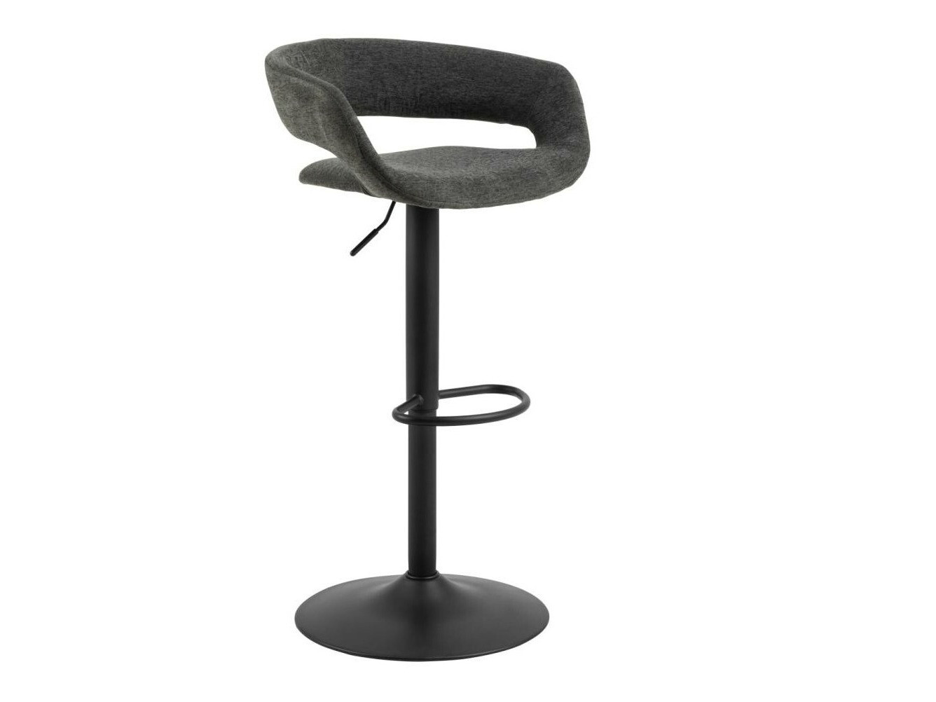 Chaise de bar mi-hauteur Norsica 280 (Gris + Noir)