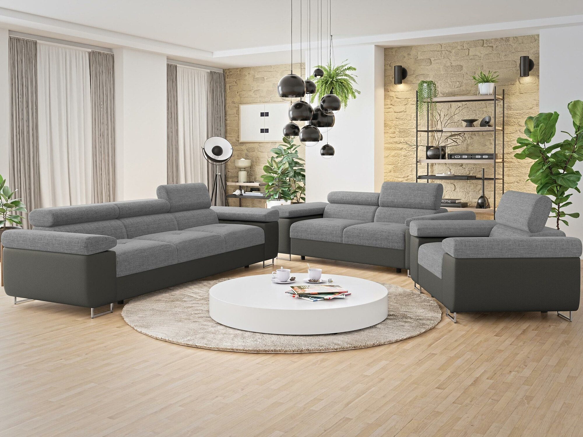 Canapé convertible Comfivo Vinetum (Soft 029 + Lux 05)