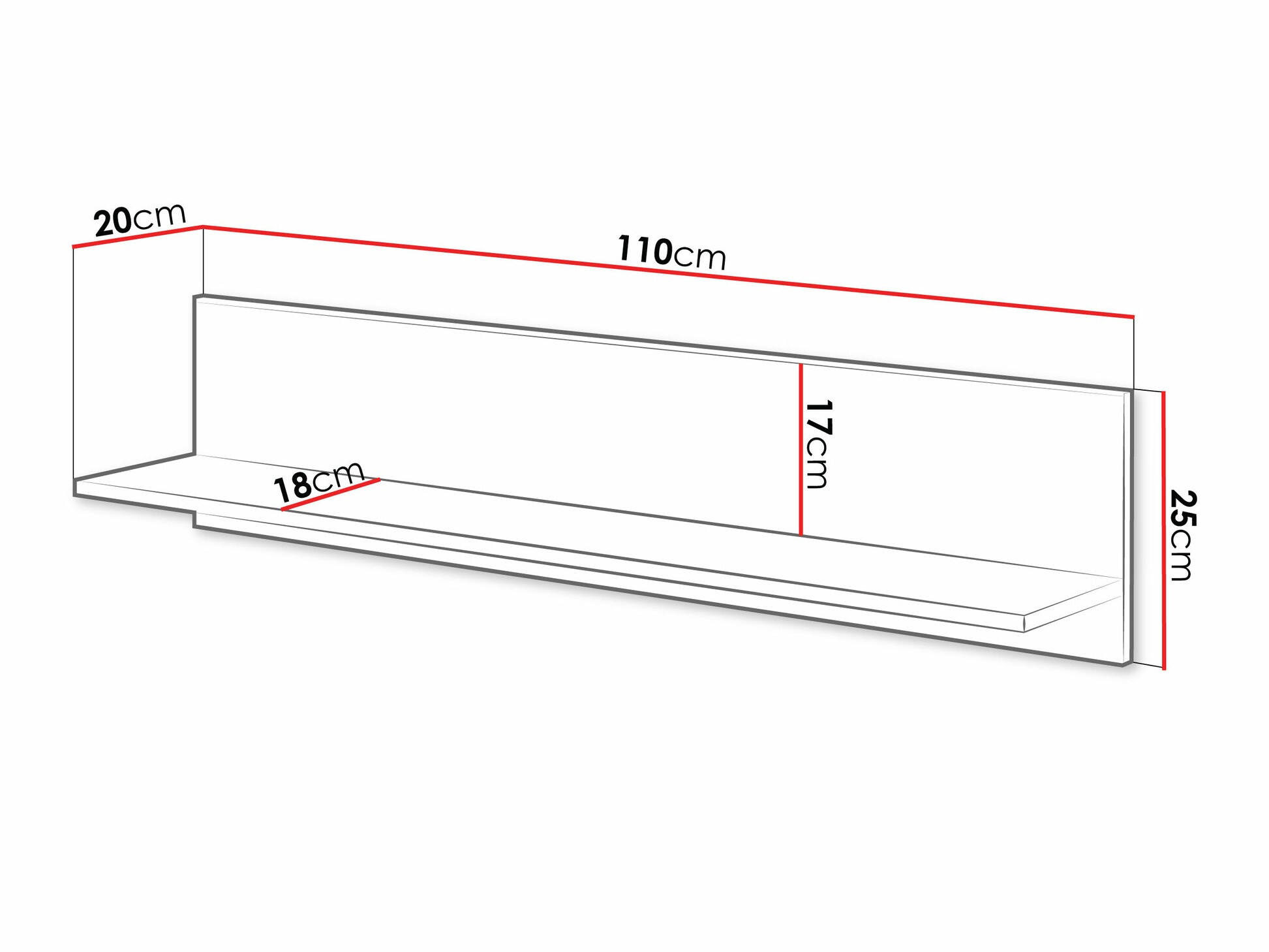 Étagère murale Fabula