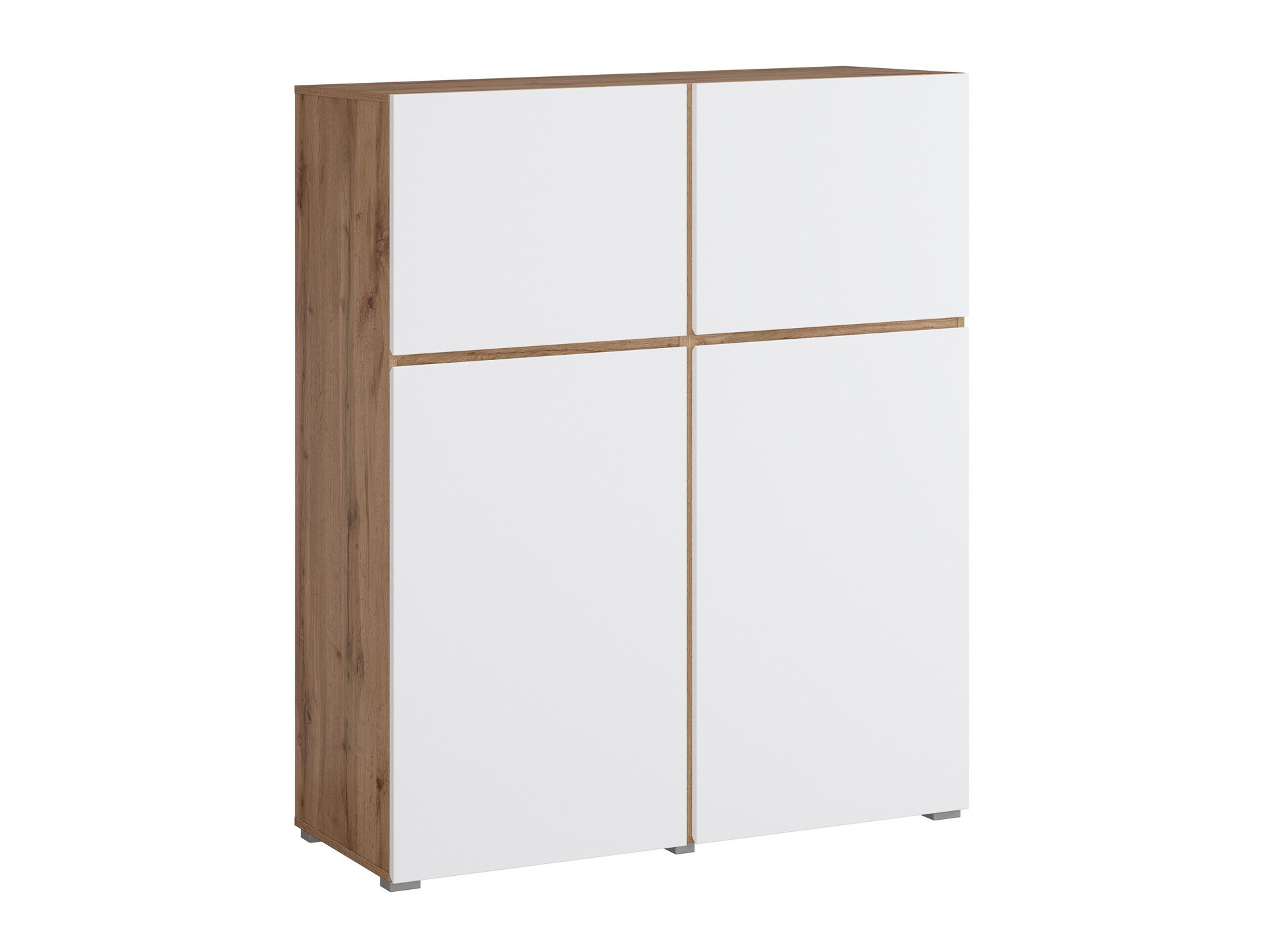 Buffet Alfere 105 (Chêne wotan + Blanc)