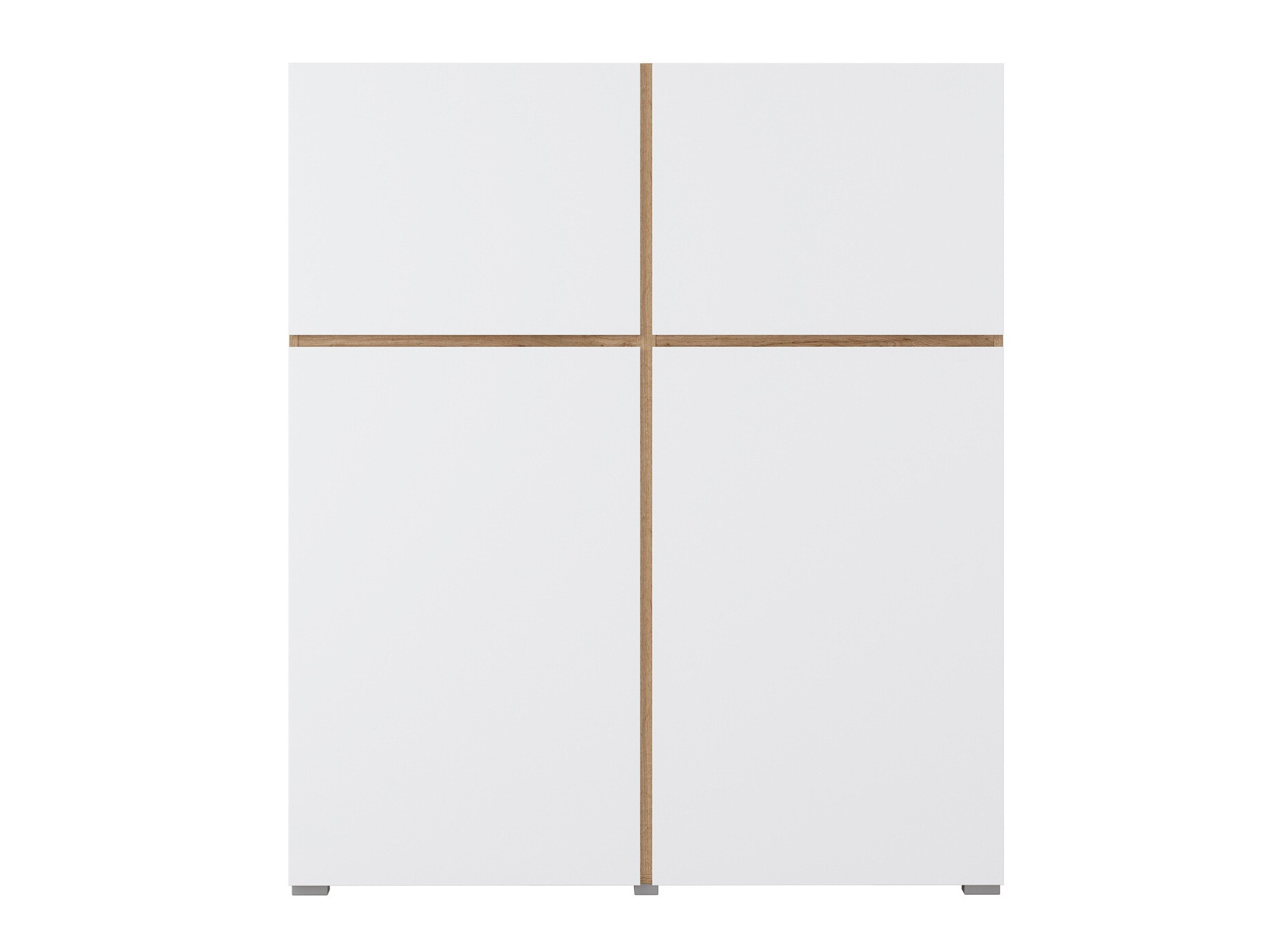 Buffet Alfere 105 (Chêne wotan + Blanc)