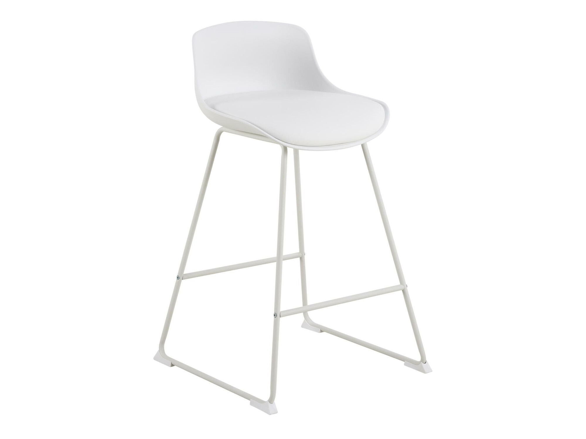 Chaise de bar mi-hauteur Norsica 865 (Blanc)