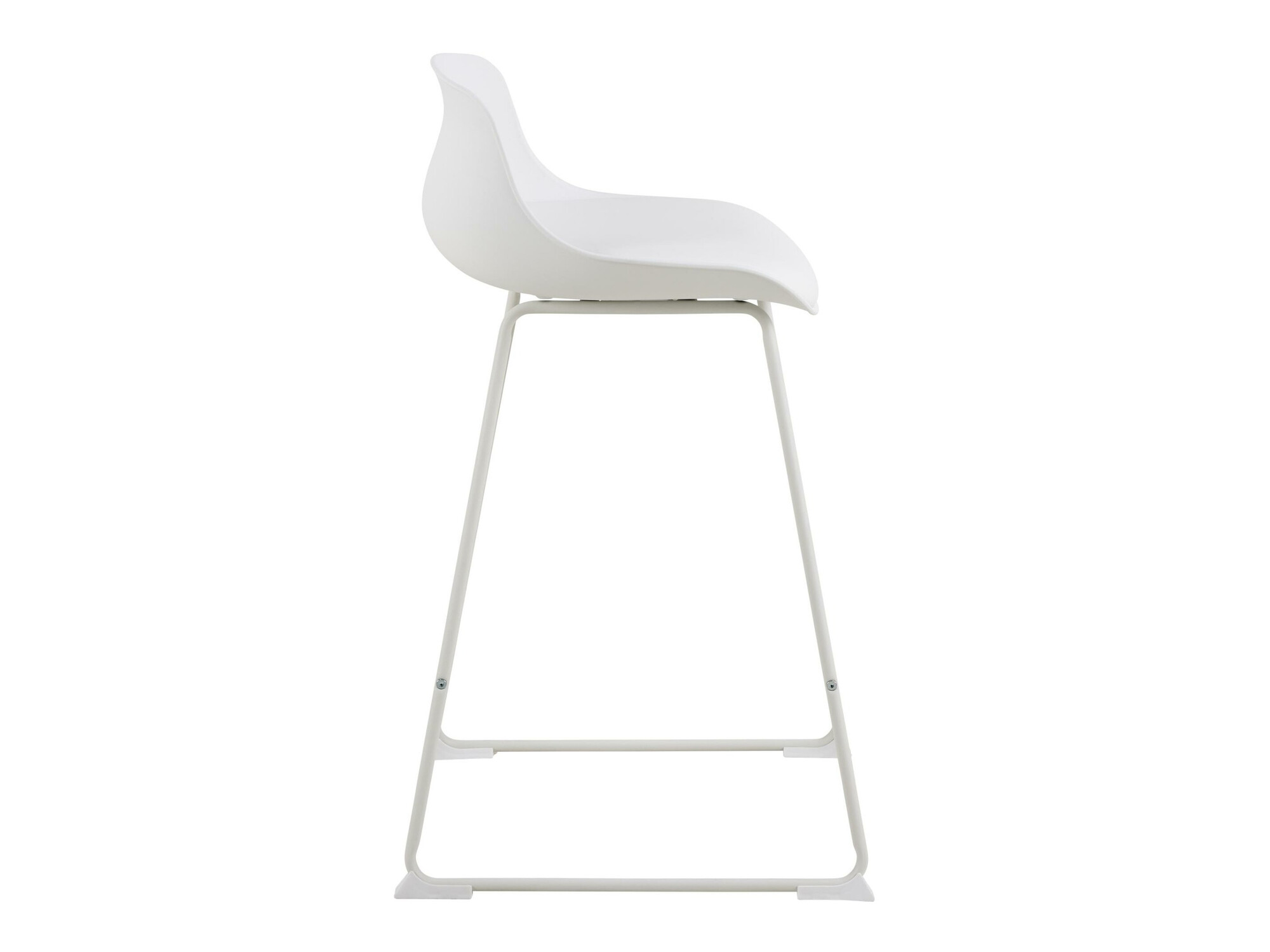 Chaise de bar mi-hauteur Norsica 865 (Blanc)