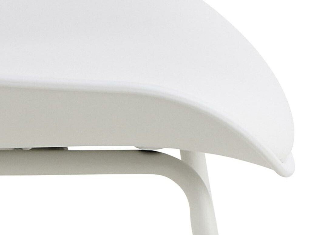 Chaise de bar mi-hauteur Norsica 865 (Blanc)