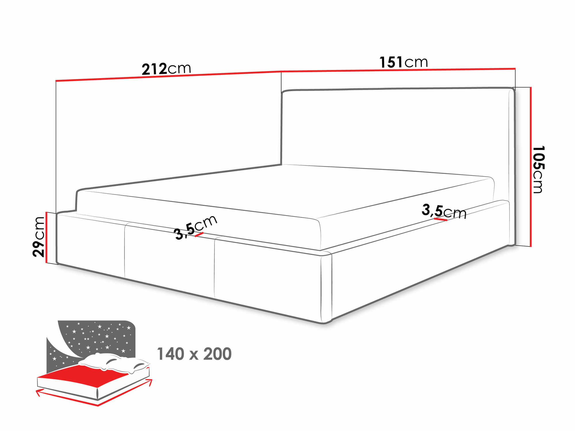 Lit ComfiDream 124 (Lars 90)