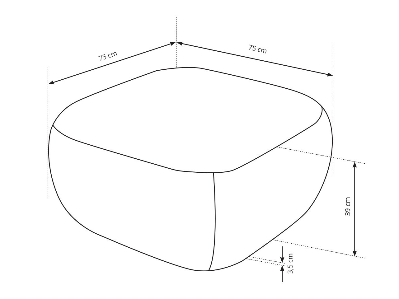 Pouf Kingston 141 (Abriamo 01)