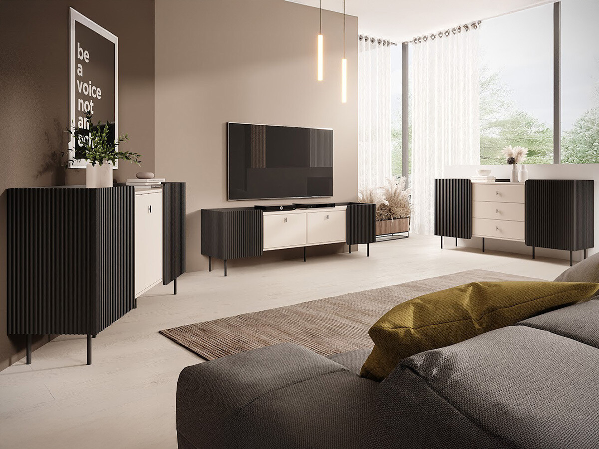 Buffet Mansfield 101 (Noir + Cachemire)