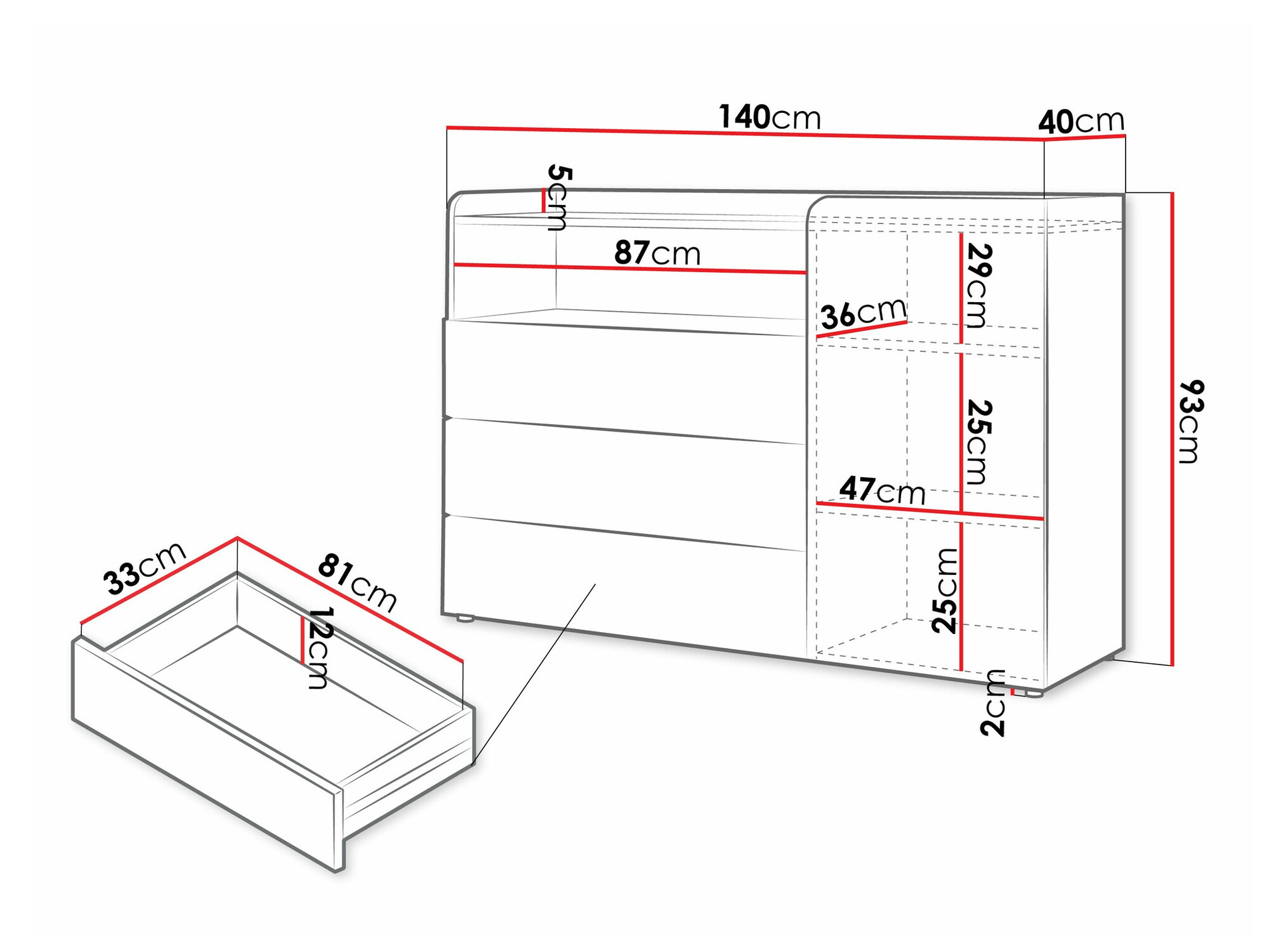 Commode Domcali 107