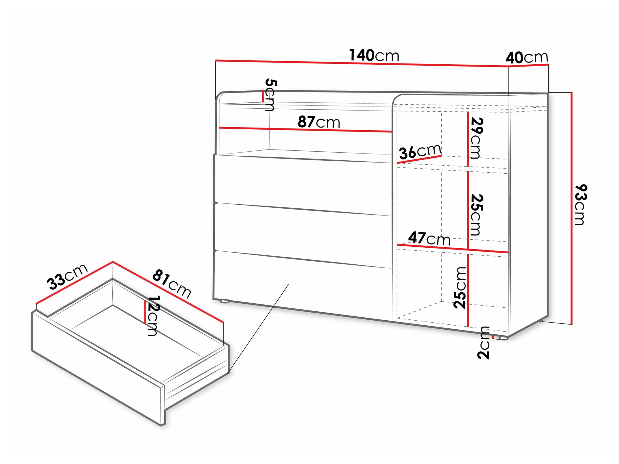 Commode Domcali 107