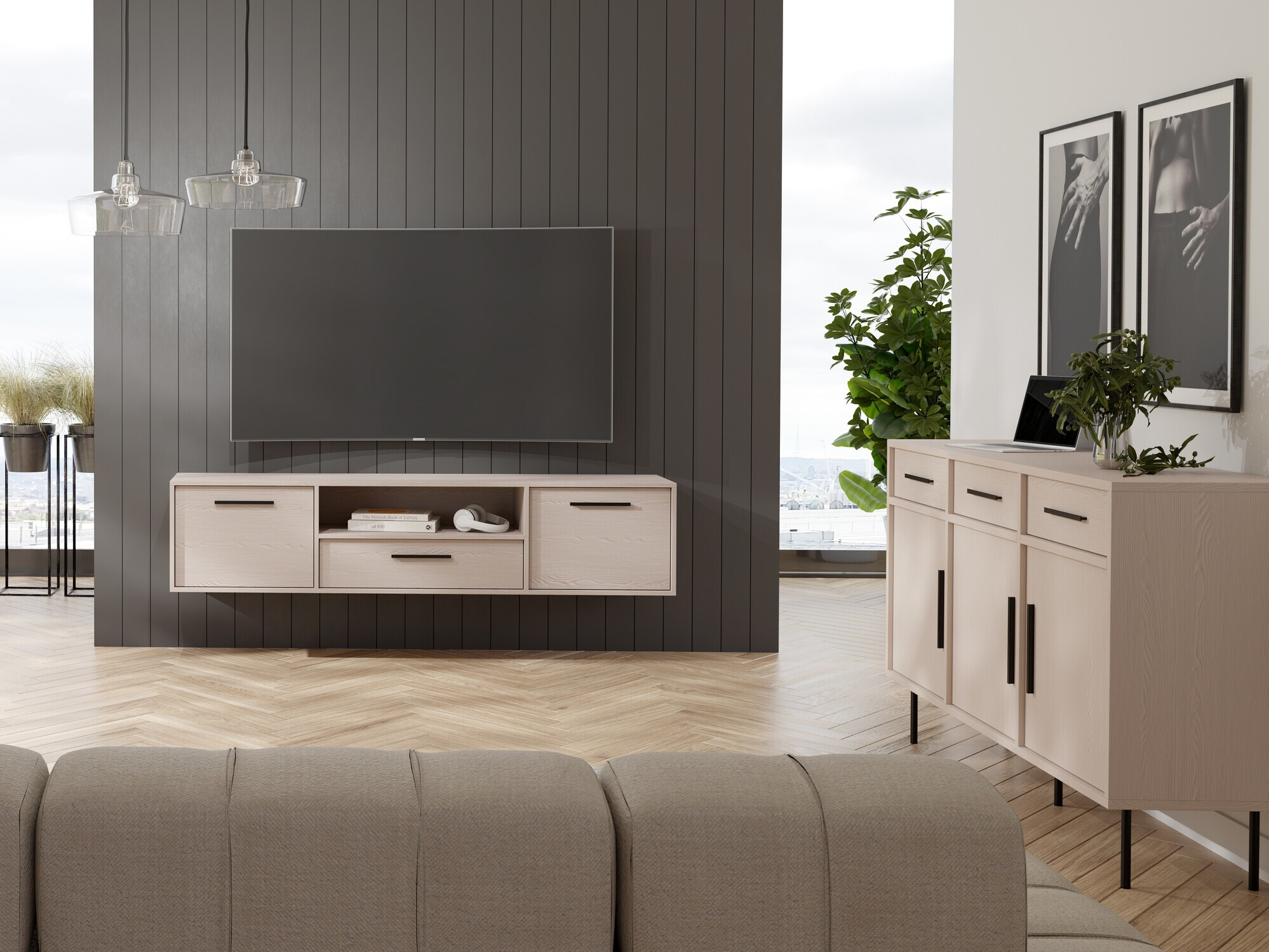 Commode Mansfield 104 (Brun clair)