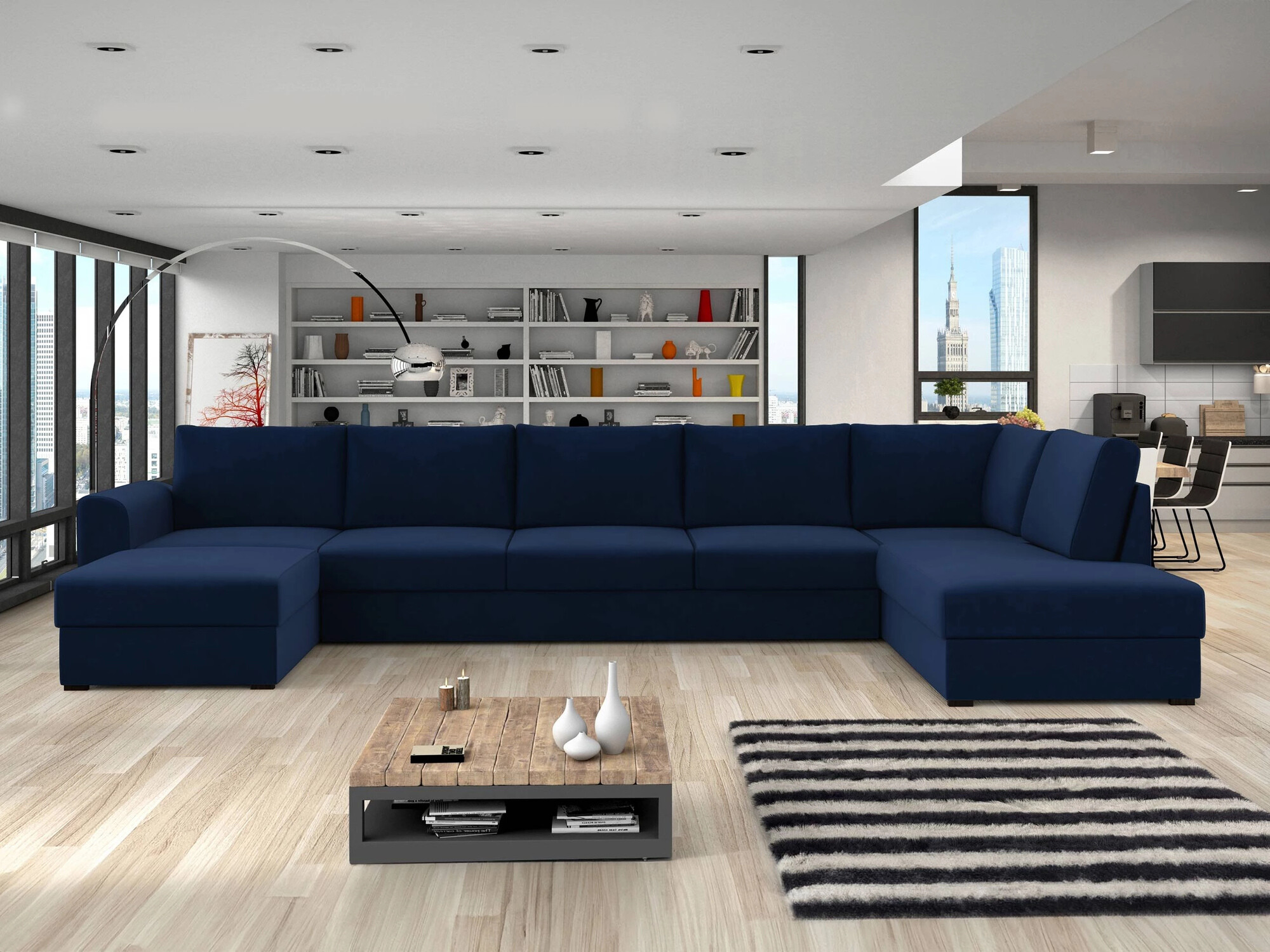 Canapé d'angle Comfivo 191 (Magic Velvet 2216)