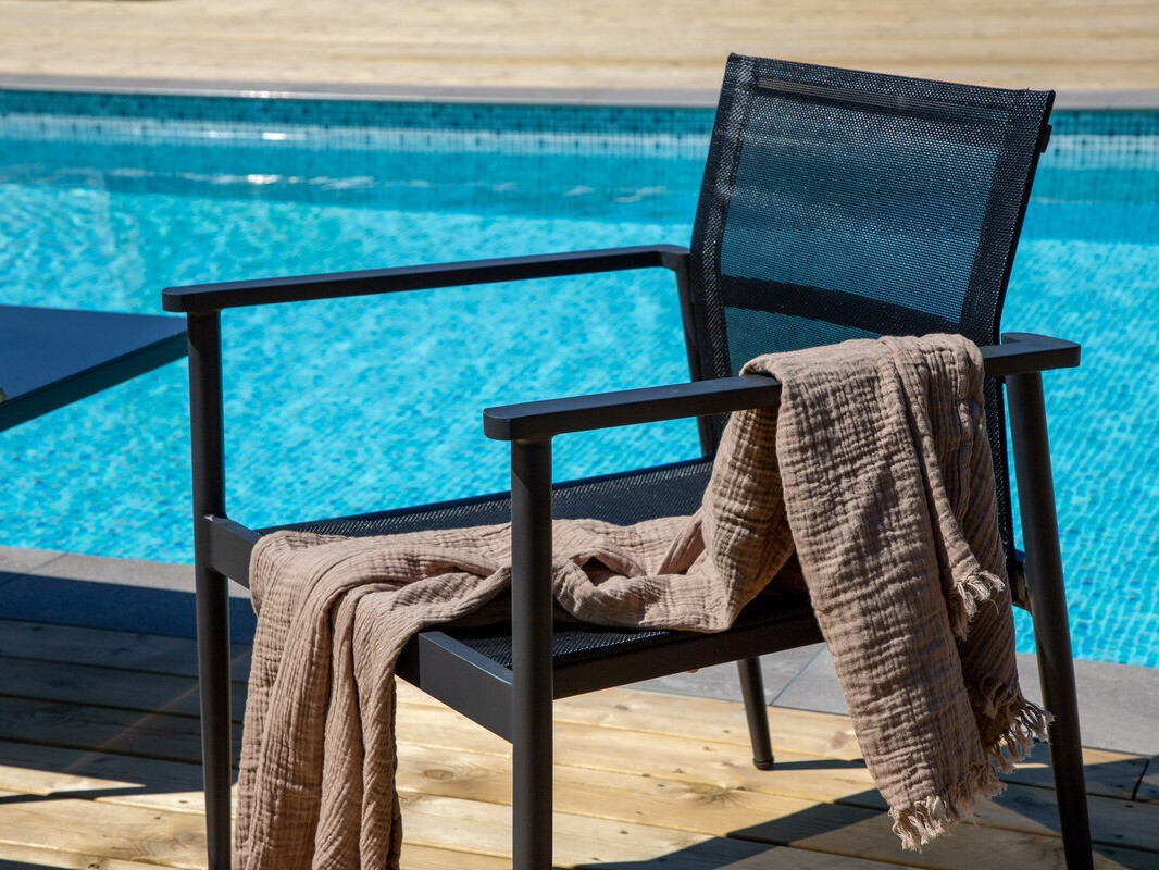 Ensemble de mobilier de jardin Dallas 4632 (Noir)