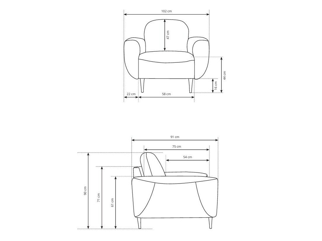 Fauteuil Kingston 144 (Ottawa 07)