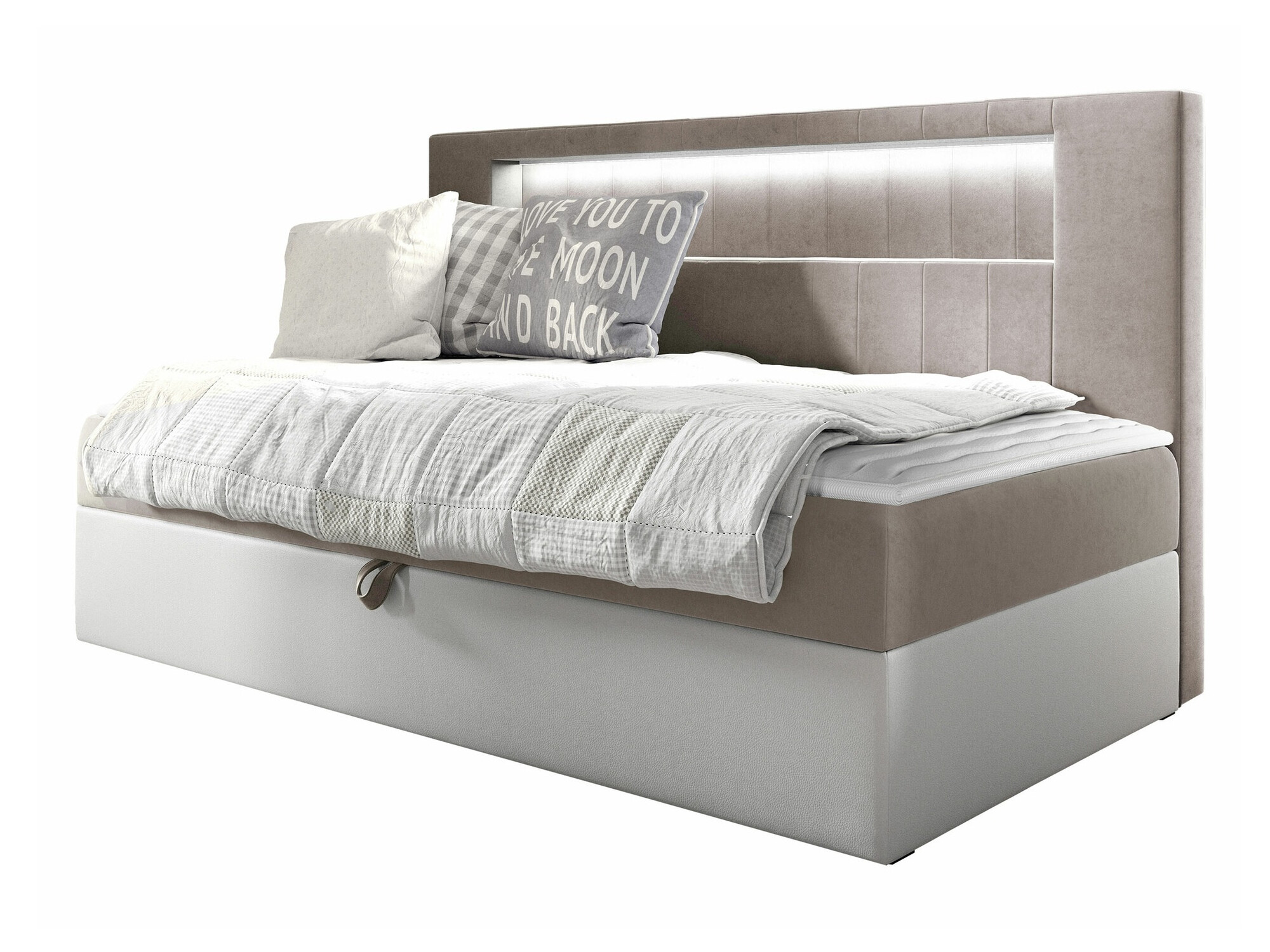 Lit boxspring Baltimore 168 (Soft 017 + Fresh 1)