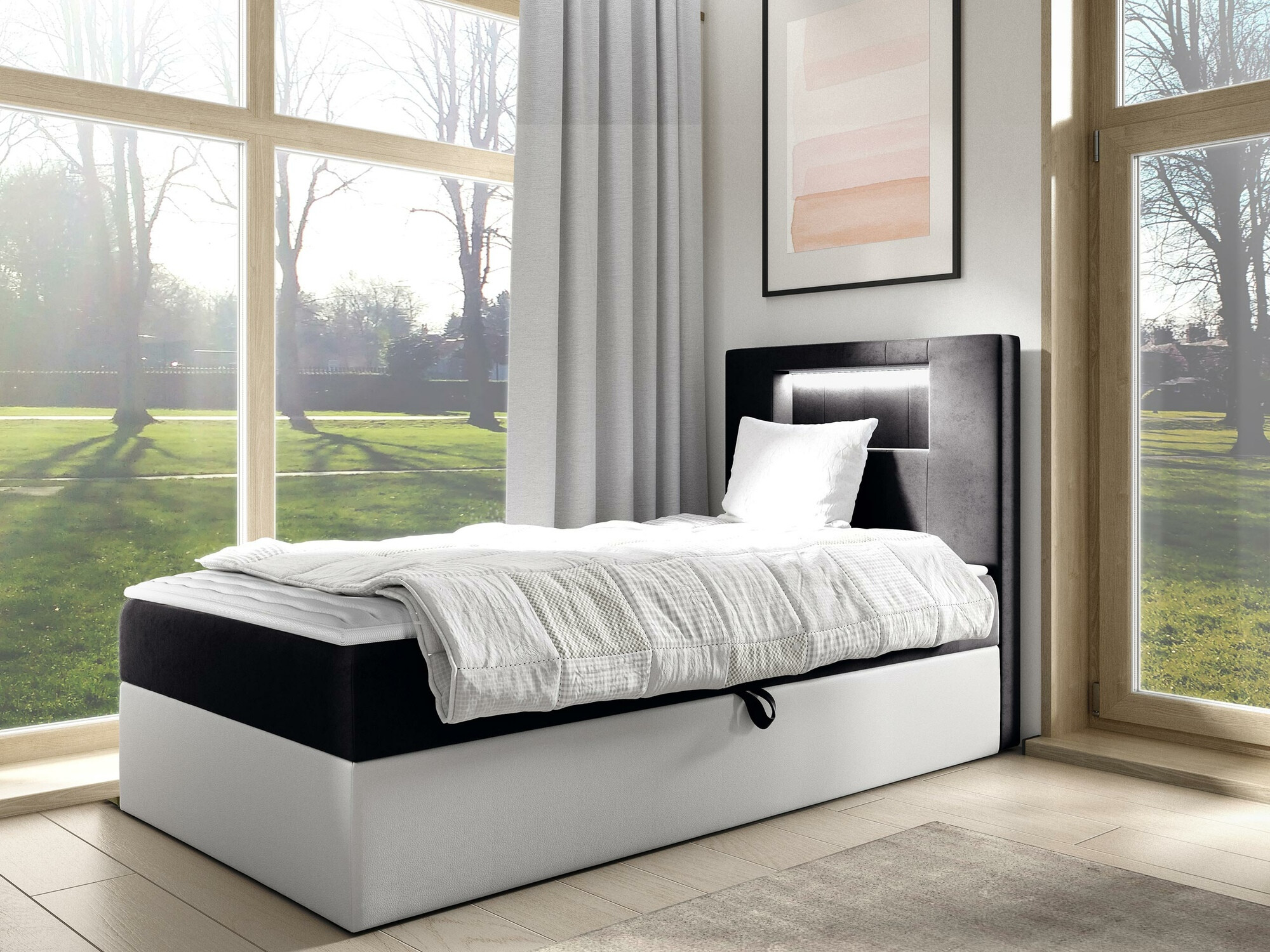 Lit boxspring Baltimore 169 (Soft 017 + Fresh 17)