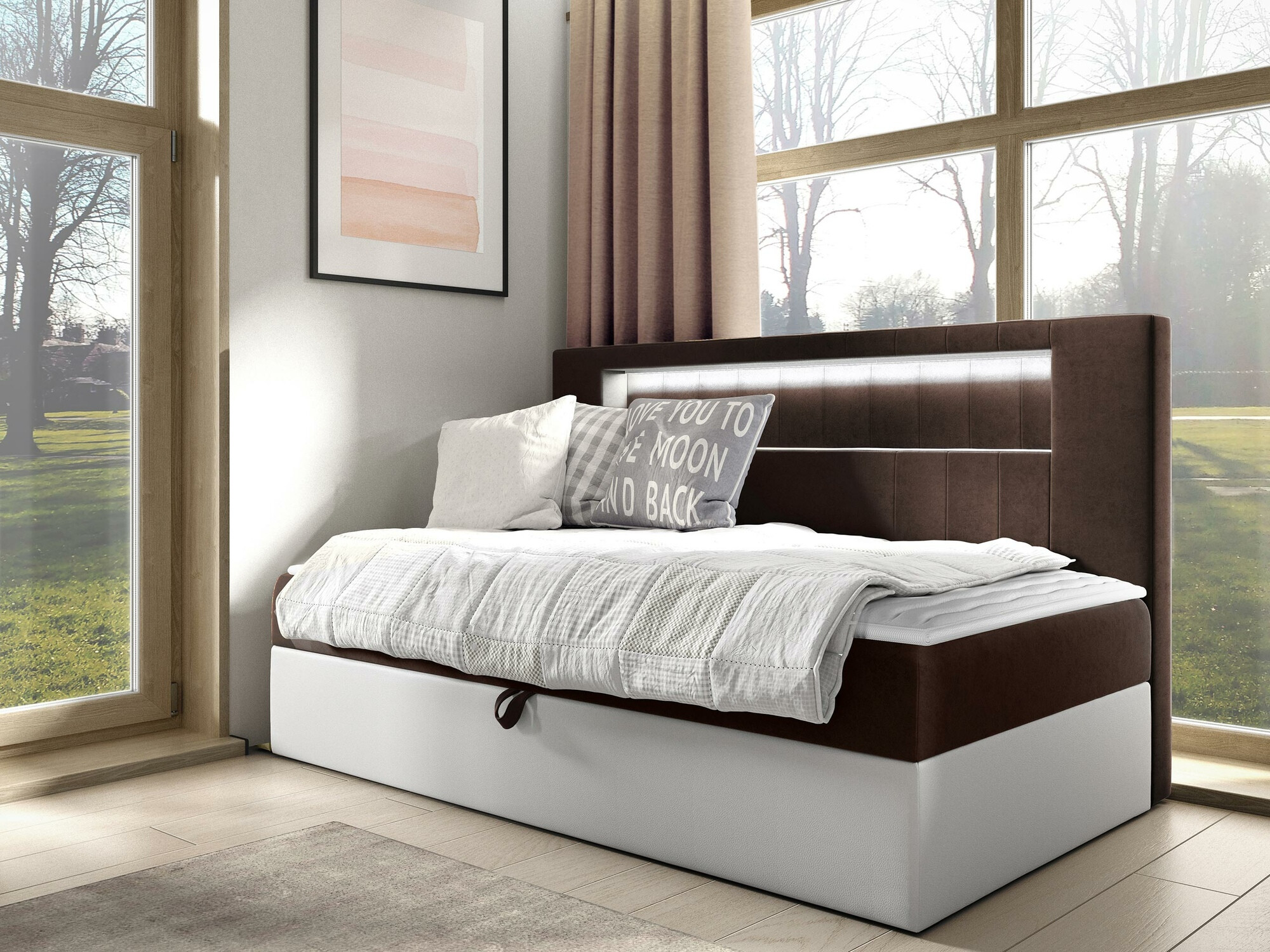 Lit boxspring Lucus IV (Soft 017 + Fresh 4)