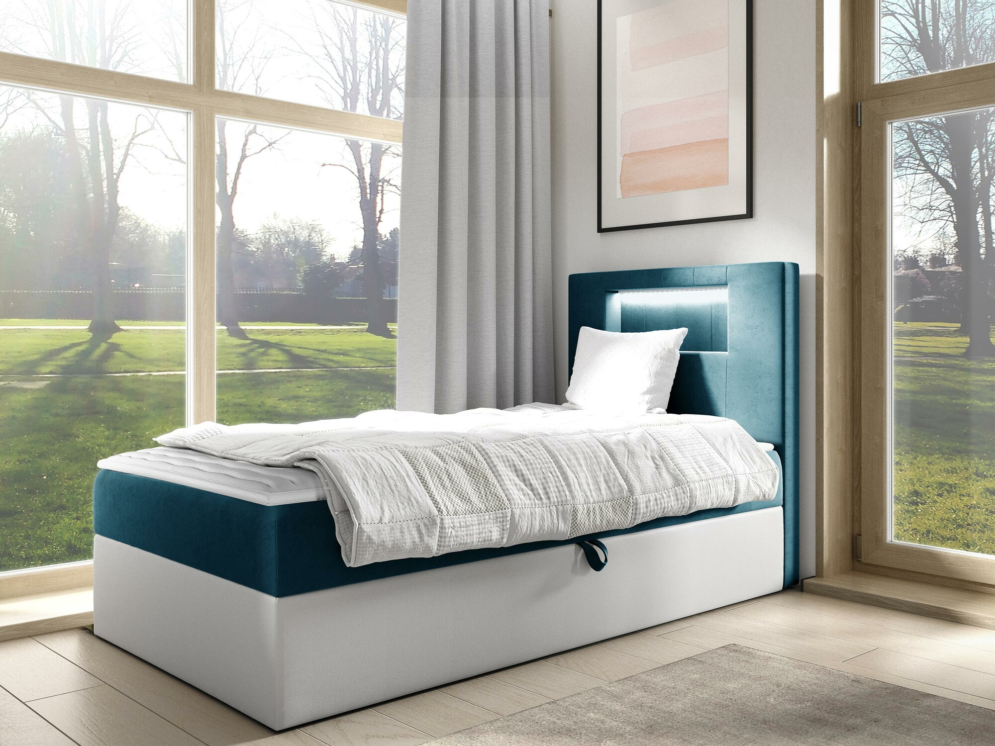 Lit boxspring Lucus V (Soft 017 + Fresh 34)