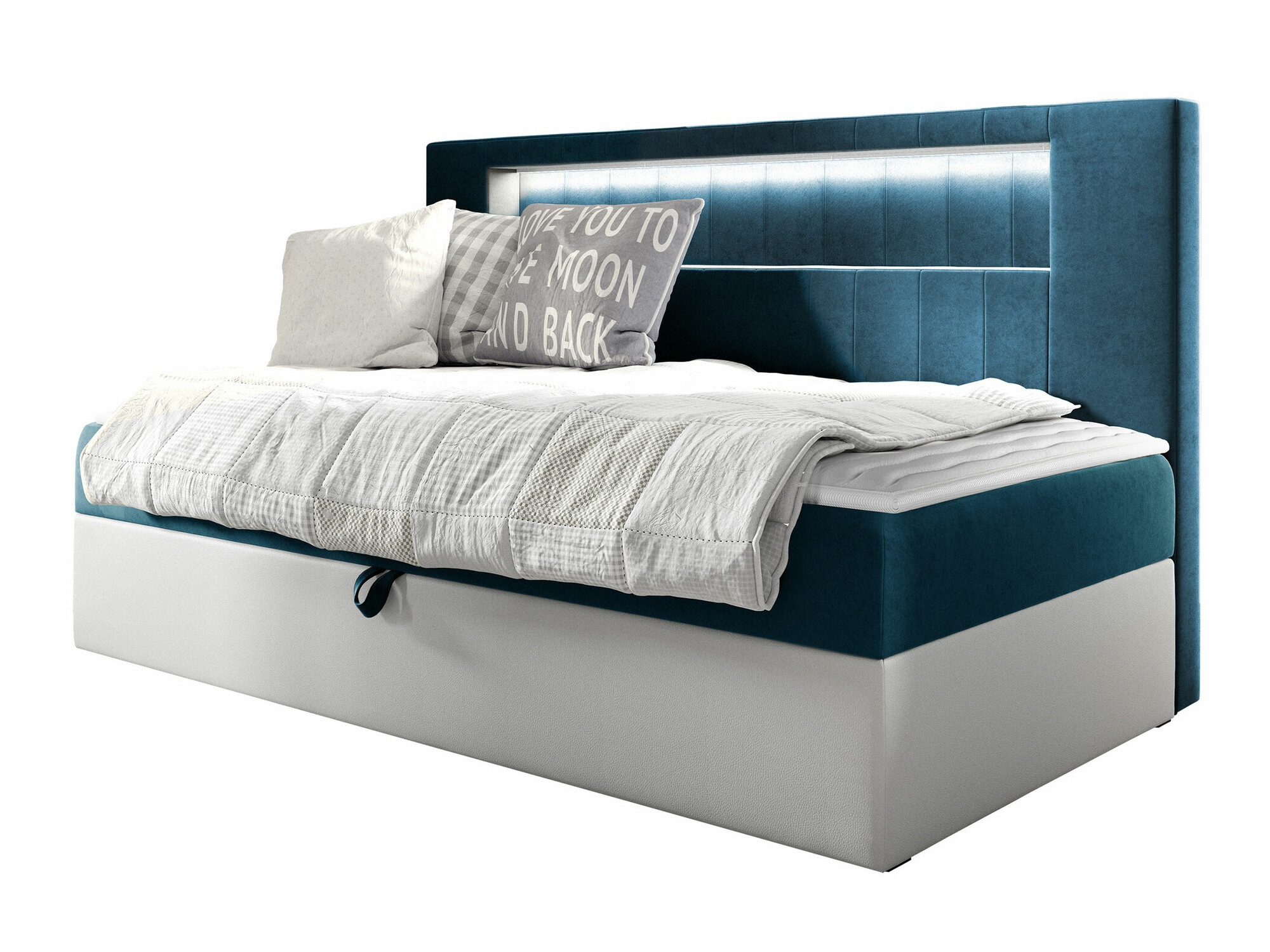 Lit boxspring Baltimore 168 (Soft 017 + Fresh 34)
