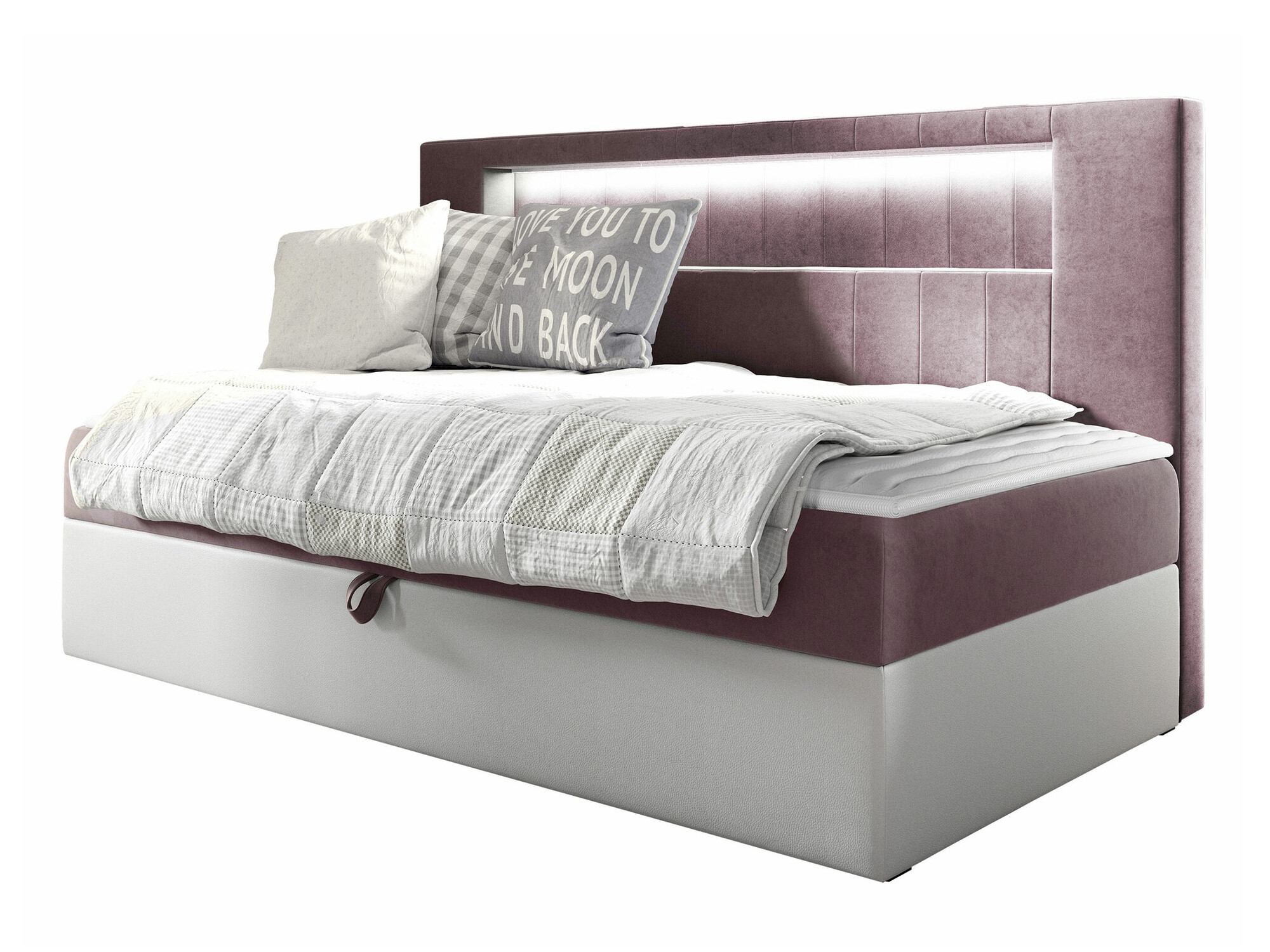 Lit boxspring Baltimore 168 (Soft 017 + Fresh 9)