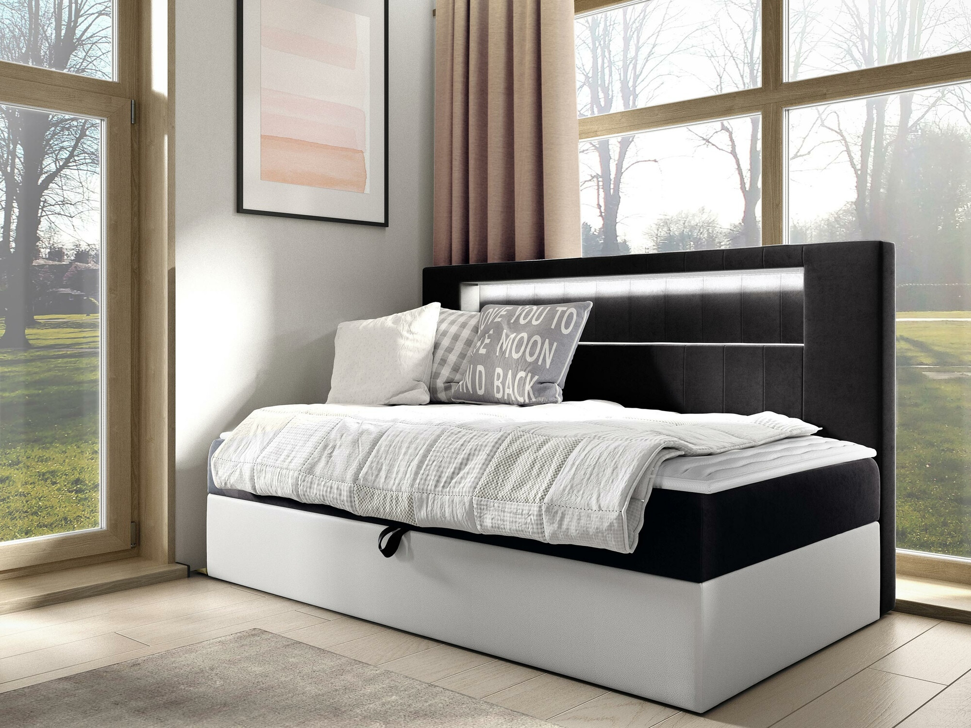 Lit boxspring Lucus IV (Soft 017 + Fresh 17)