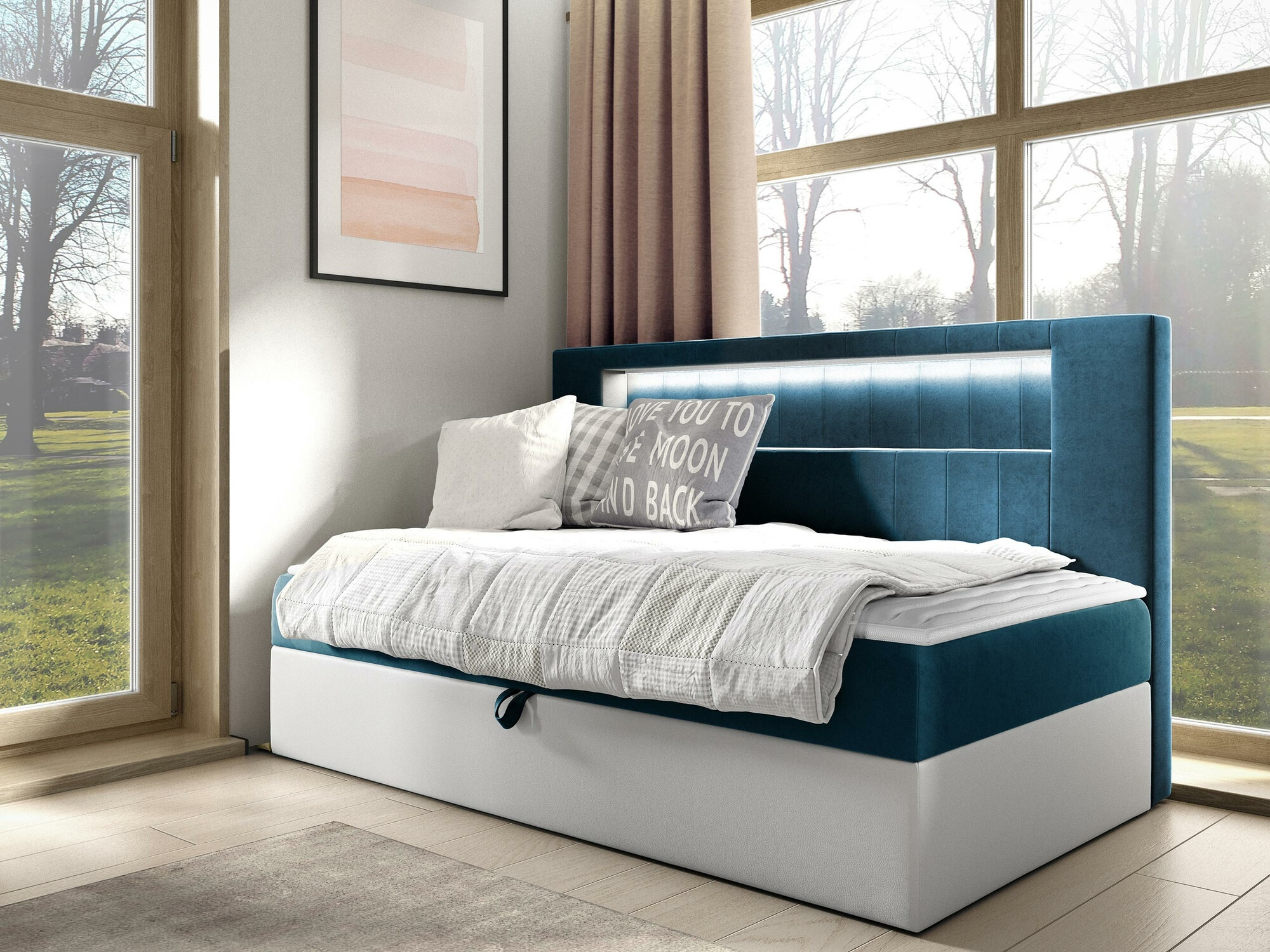 Lit boxspring Lucus IV (Soft 017 + Fresh 34)