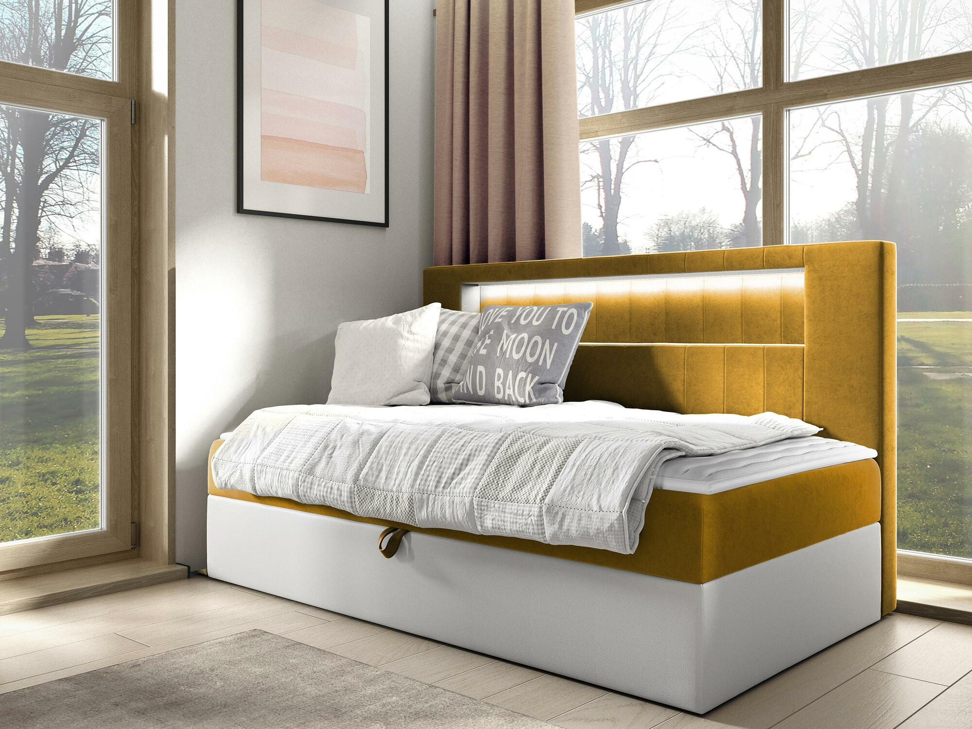 Lit boxspring Lucus IV (Soft 017 + Fresh 37)