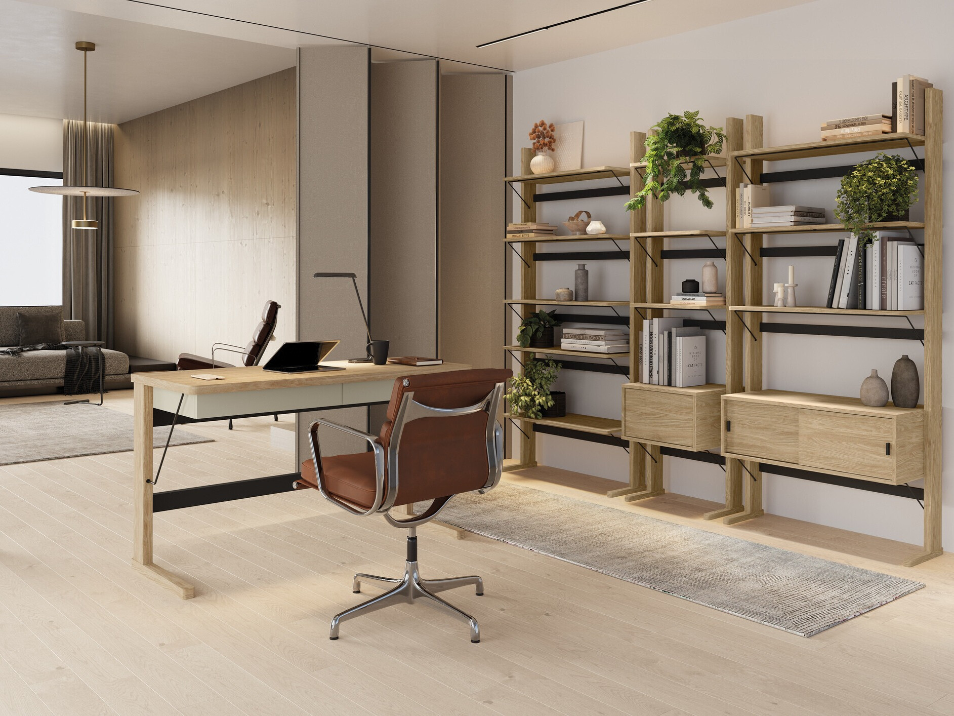 Ensemble de bureau à domicile Feleliu 106