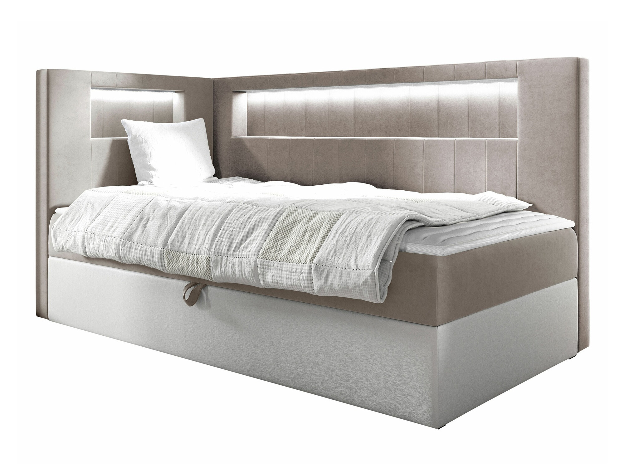 Lit boxspring Baltimore 172 (Soft 017 + Fresh 1)