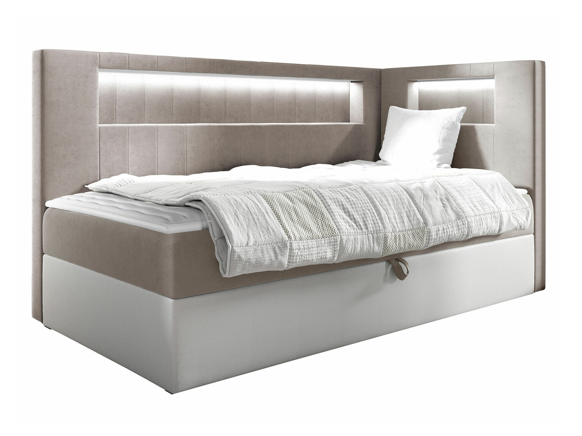 Lit boxspring Baltimore 172 (Soft 017 + Fresh 1)