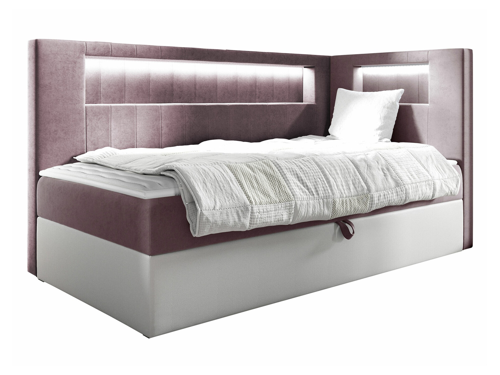 Lit boxspring Baltimore 172 (Soft 017 + Fresh 9)
