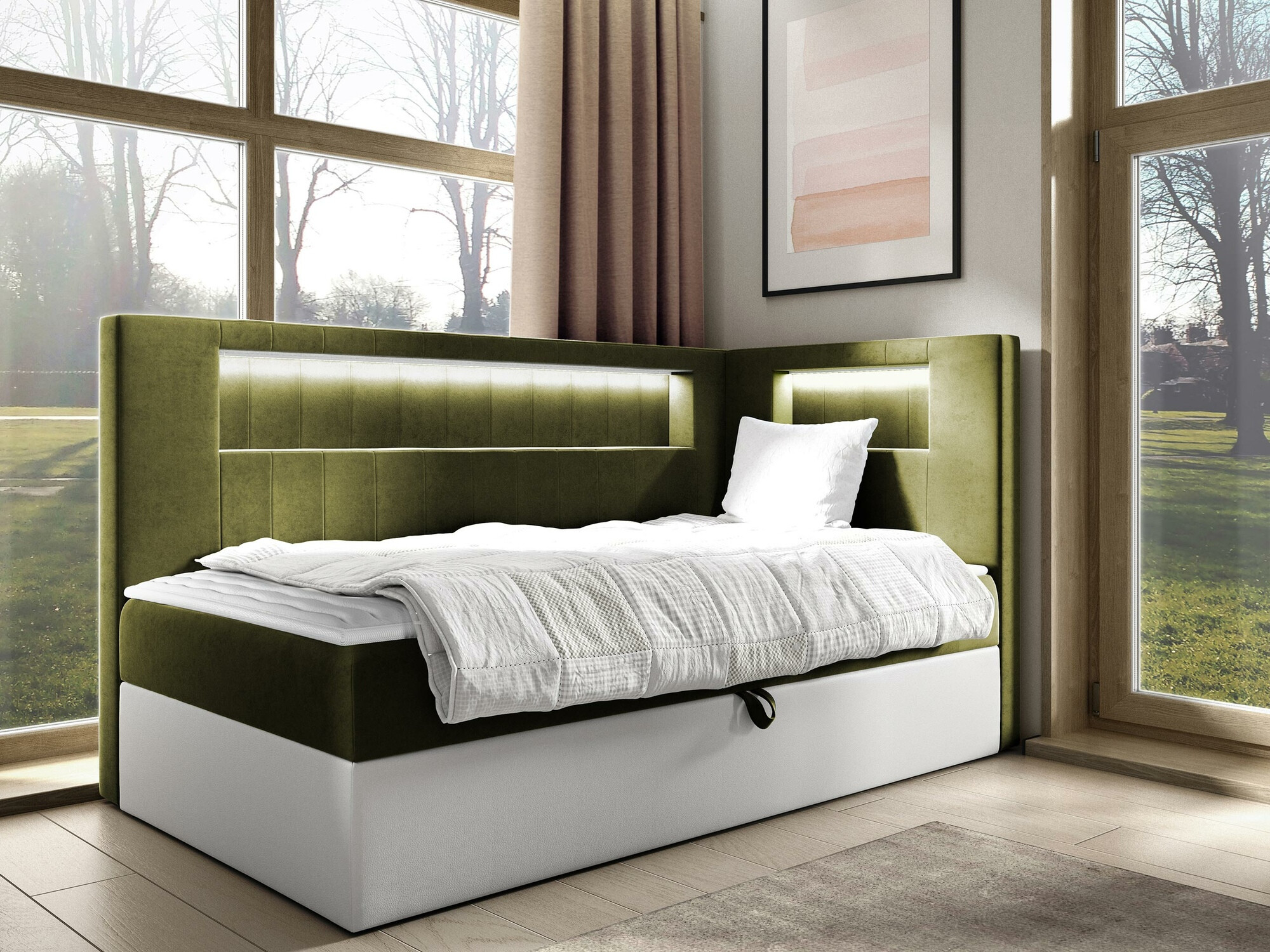 Lit boxspring Lucus VIII (Soft 017 + Fresh 12)