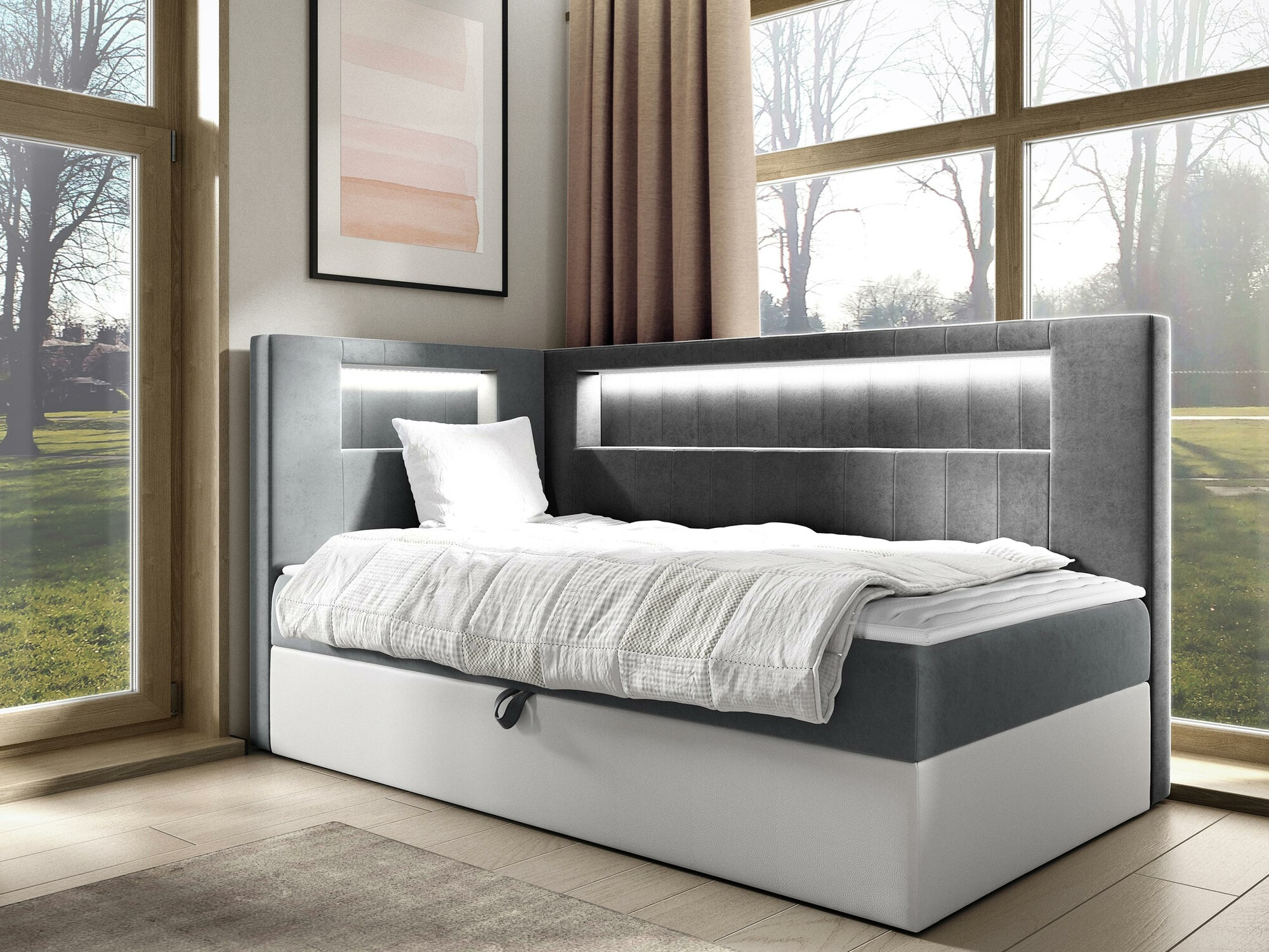 Lit boxspring Lucus VIII (Soft 017 + Fresh 14)