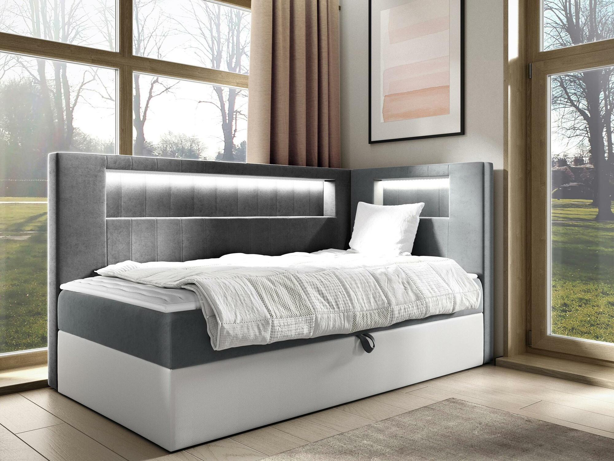 Lit boxspring Lucus VIII (Soft 017 + Fresh 14)