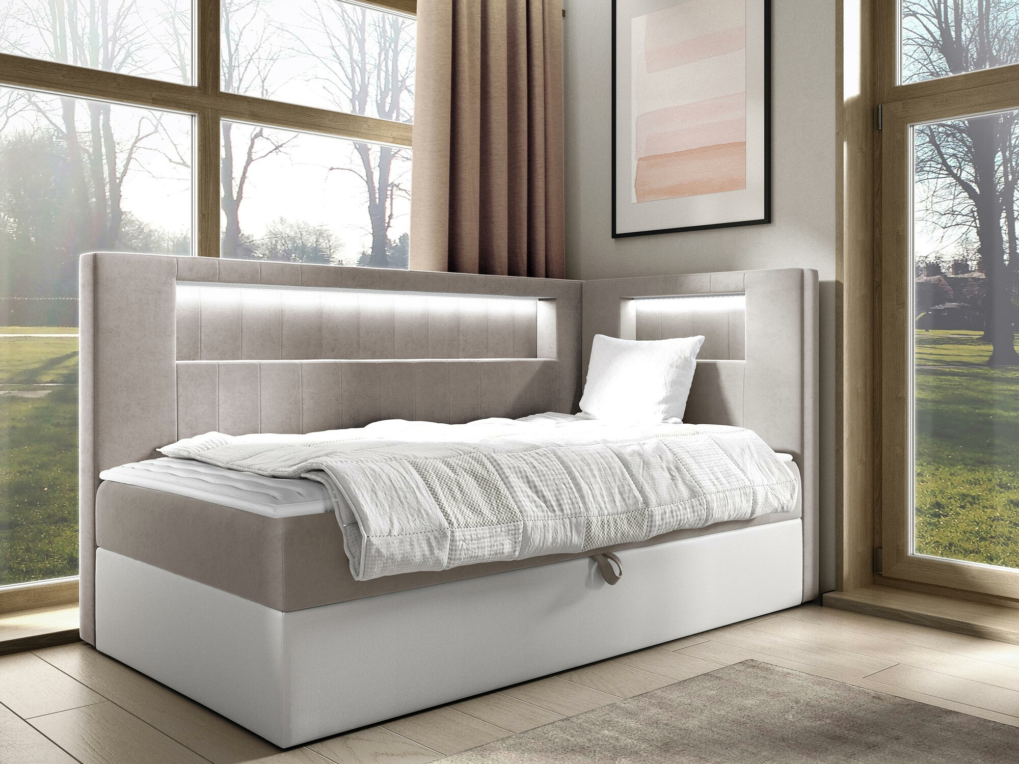Lit boxspring Lucus VIII (Soft 017 + Fresh 1)