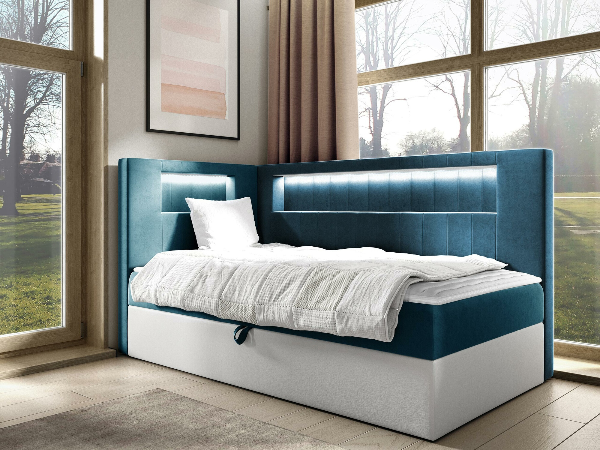 Lit boxspring Lucus VIII (Soft 017 + Fresh 34)