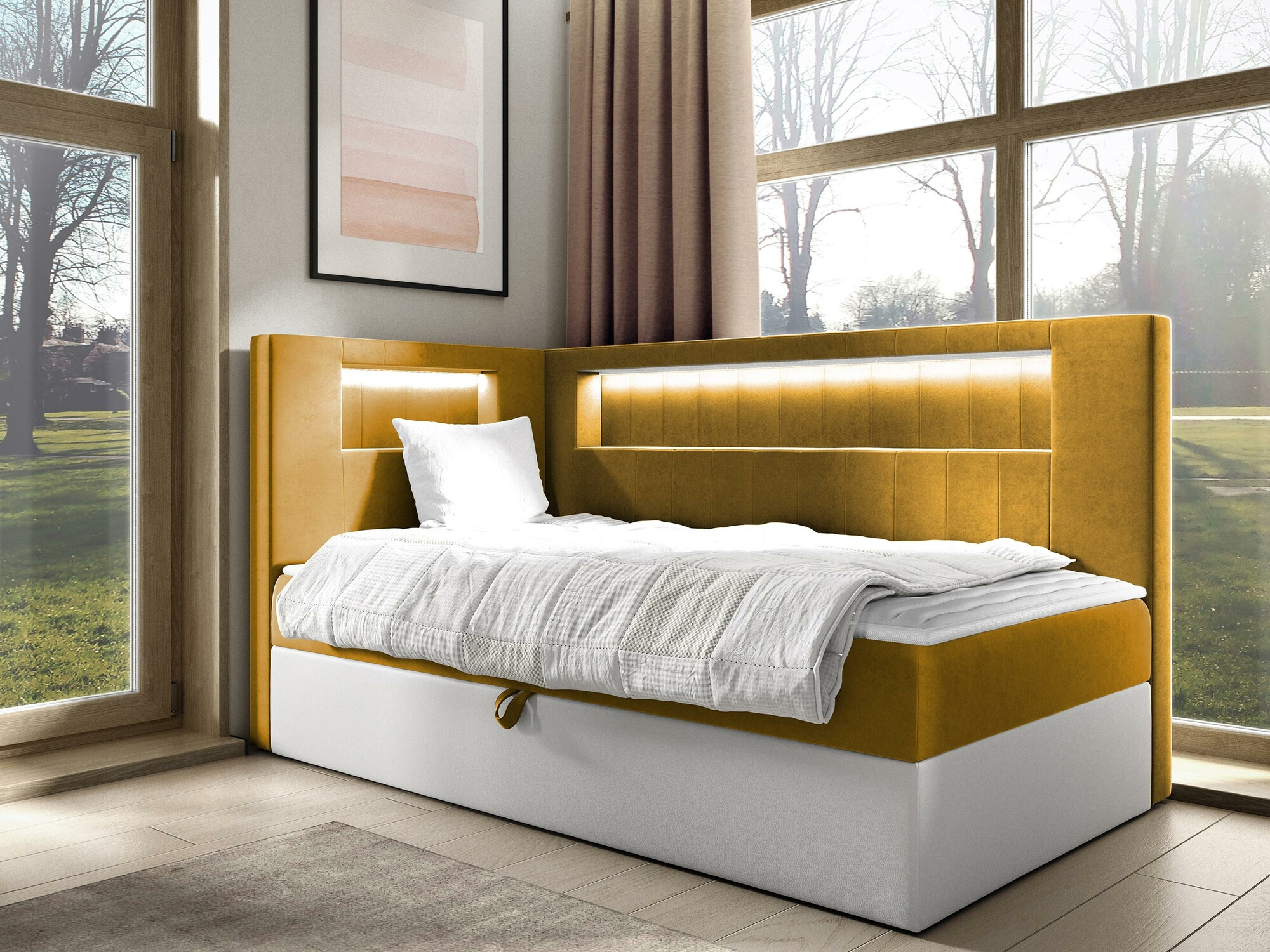 Lit boxspring Lucus VIII (Soft 017 + Fresh 37)