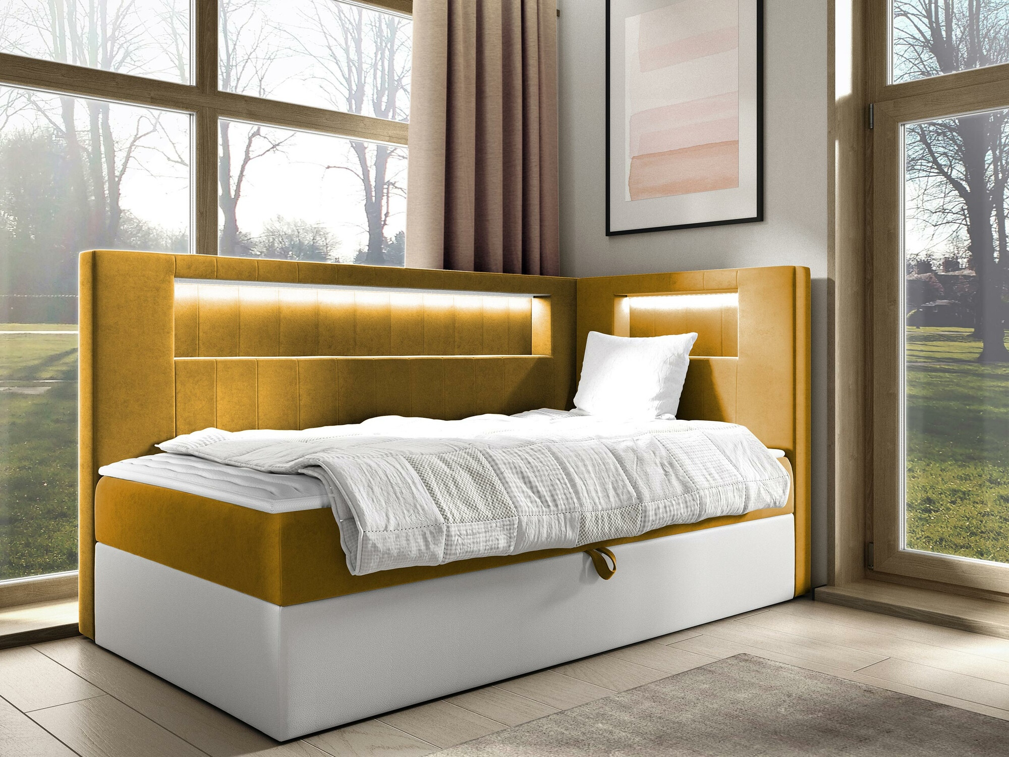 Lit boxspring Lucus VIII (Soft 017 + Fresh 37)