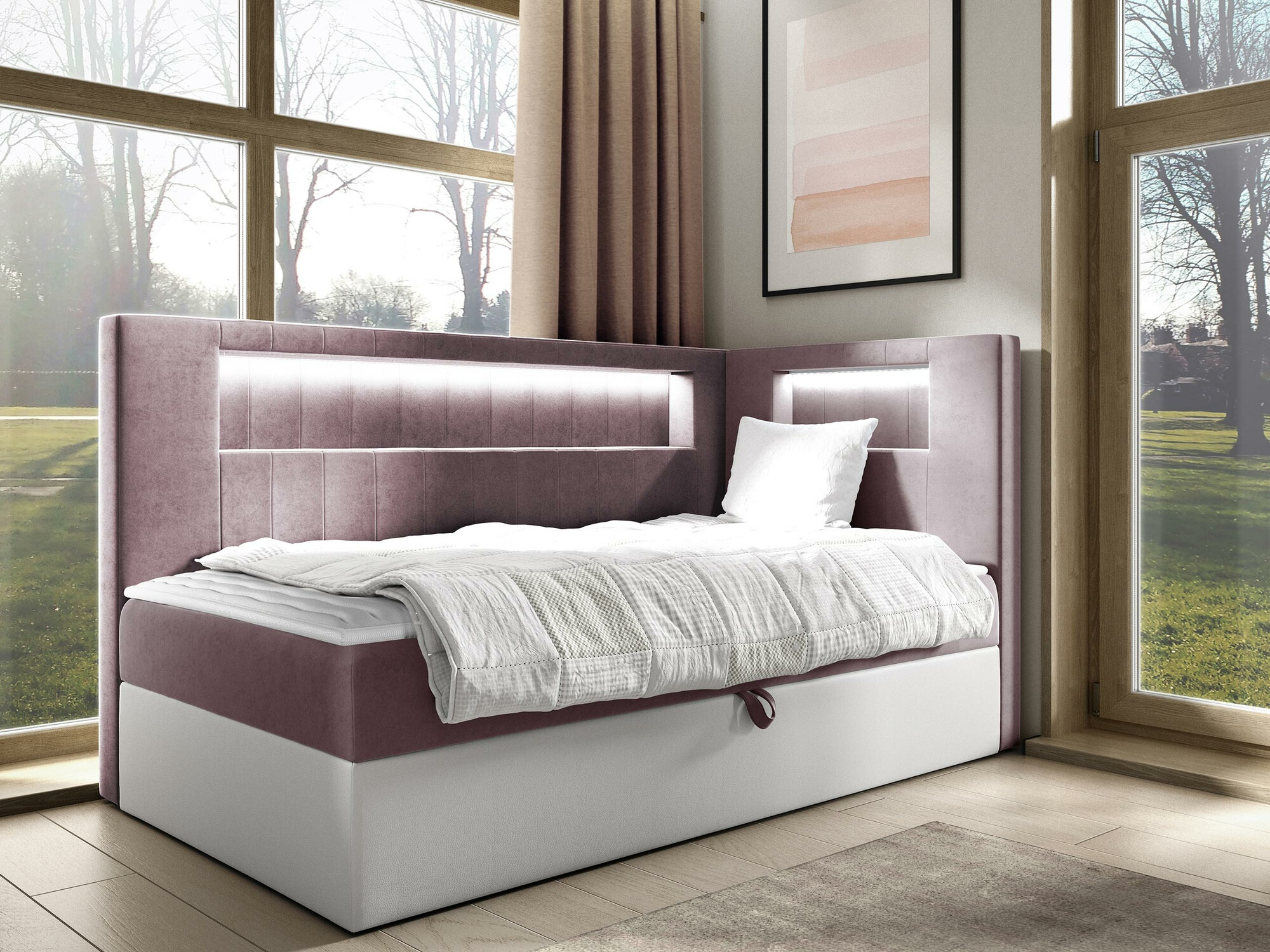 Lit boxspring Lucus VIII (Soft 017 + Fresh 9)