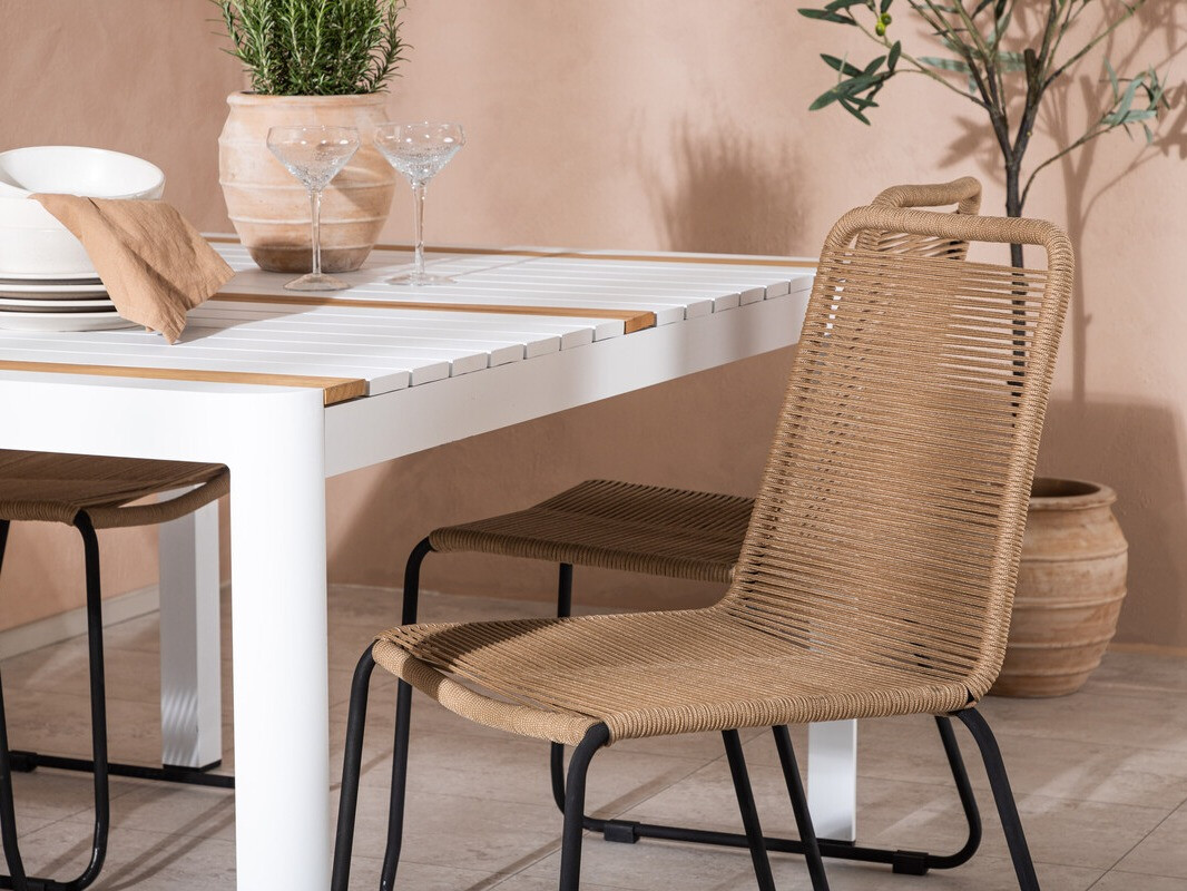 Ensemble table et chaises Dallas 4671 (Blanc)