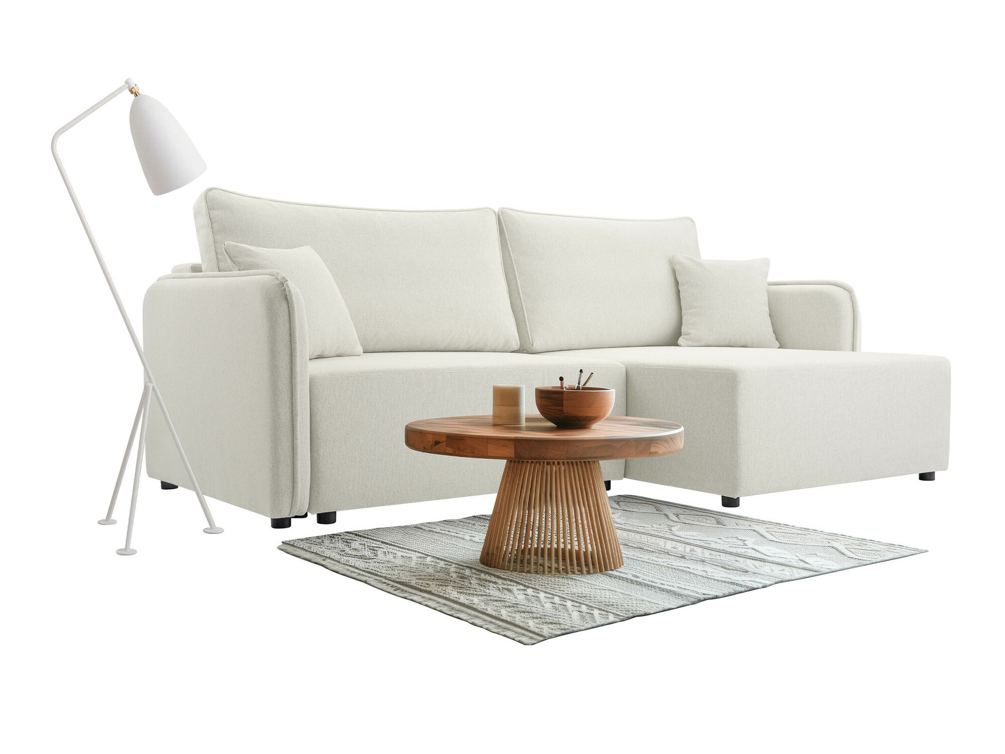 Canapé d'angle TrendyNest Turtura (Velo 621)