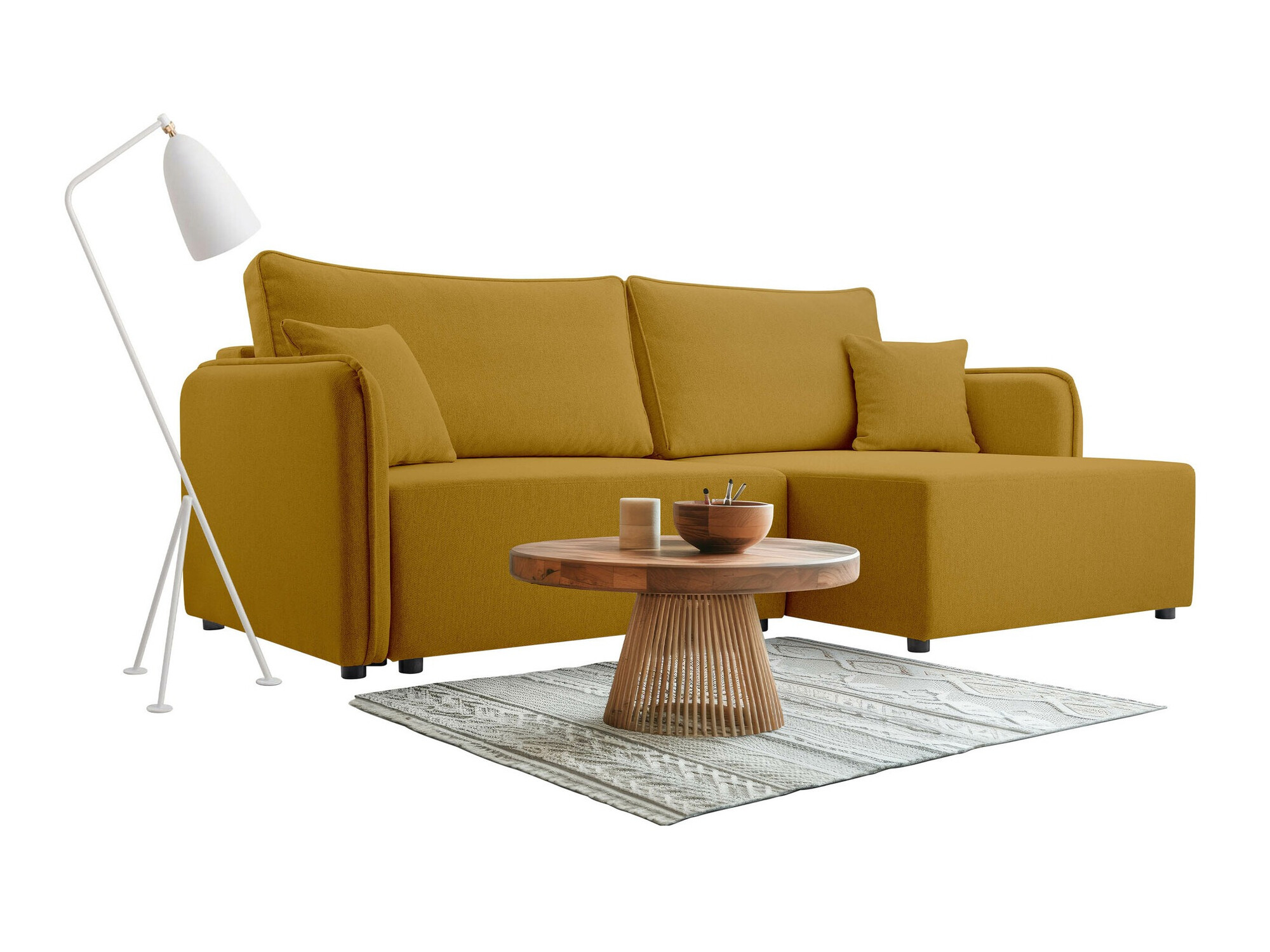 Canapé d'angle TrendyNest Turtura (Velo 626)