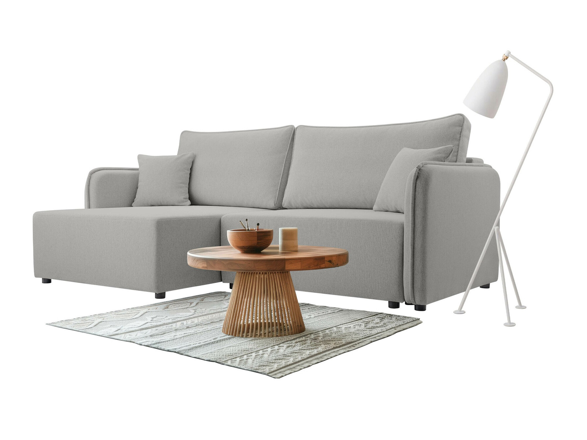 Canapé d'angle TrendyNest Turtura (Velo 633)