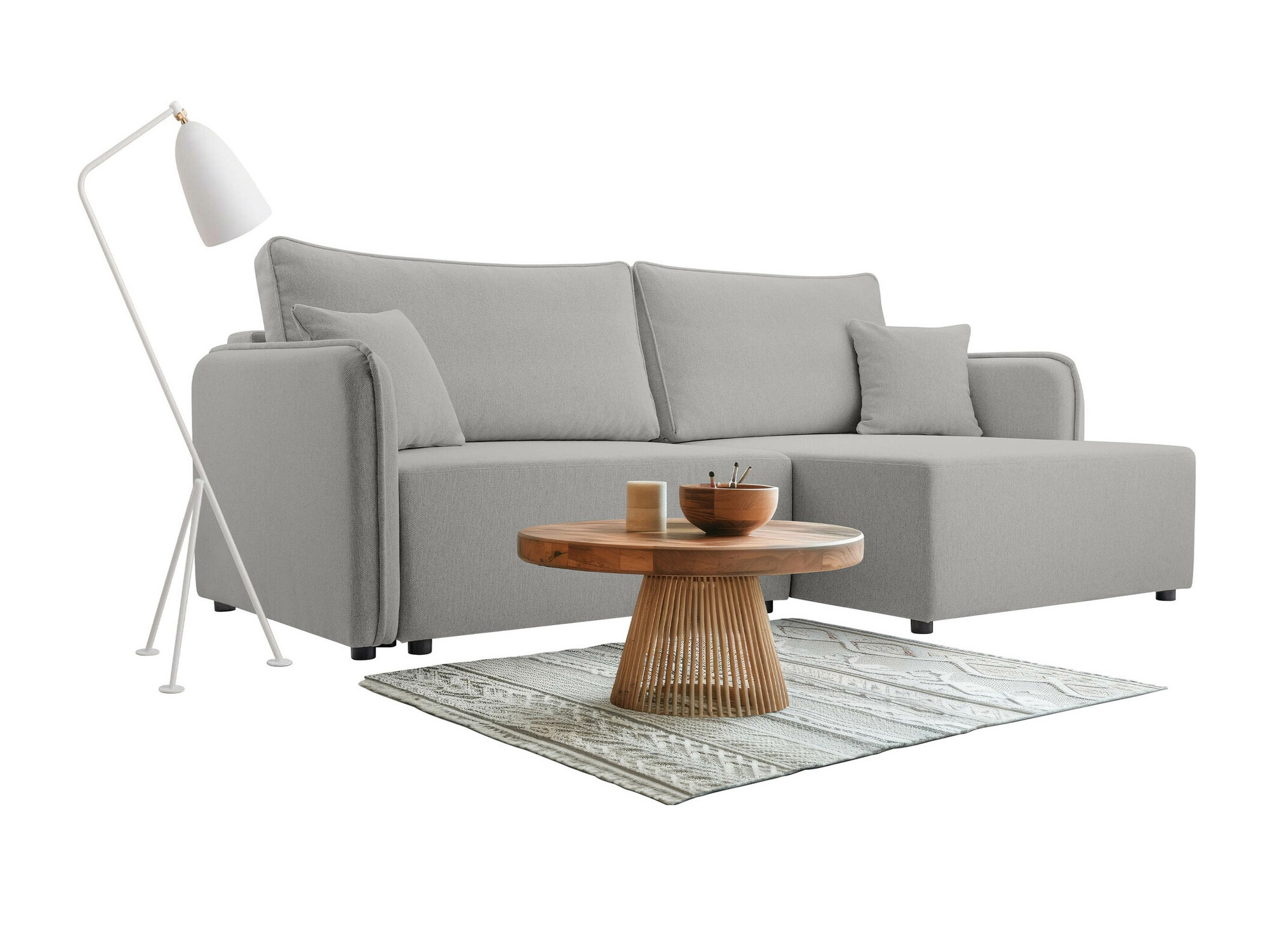 Canapé d'angle TrendyNest Turtura (Velo 633)