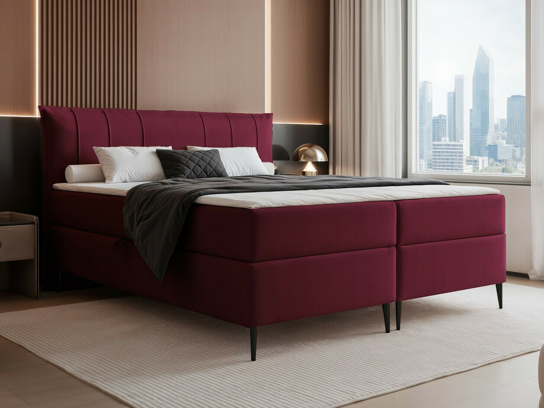 Lit boxspring Martinez 105 (Magic Velvet 2229)
