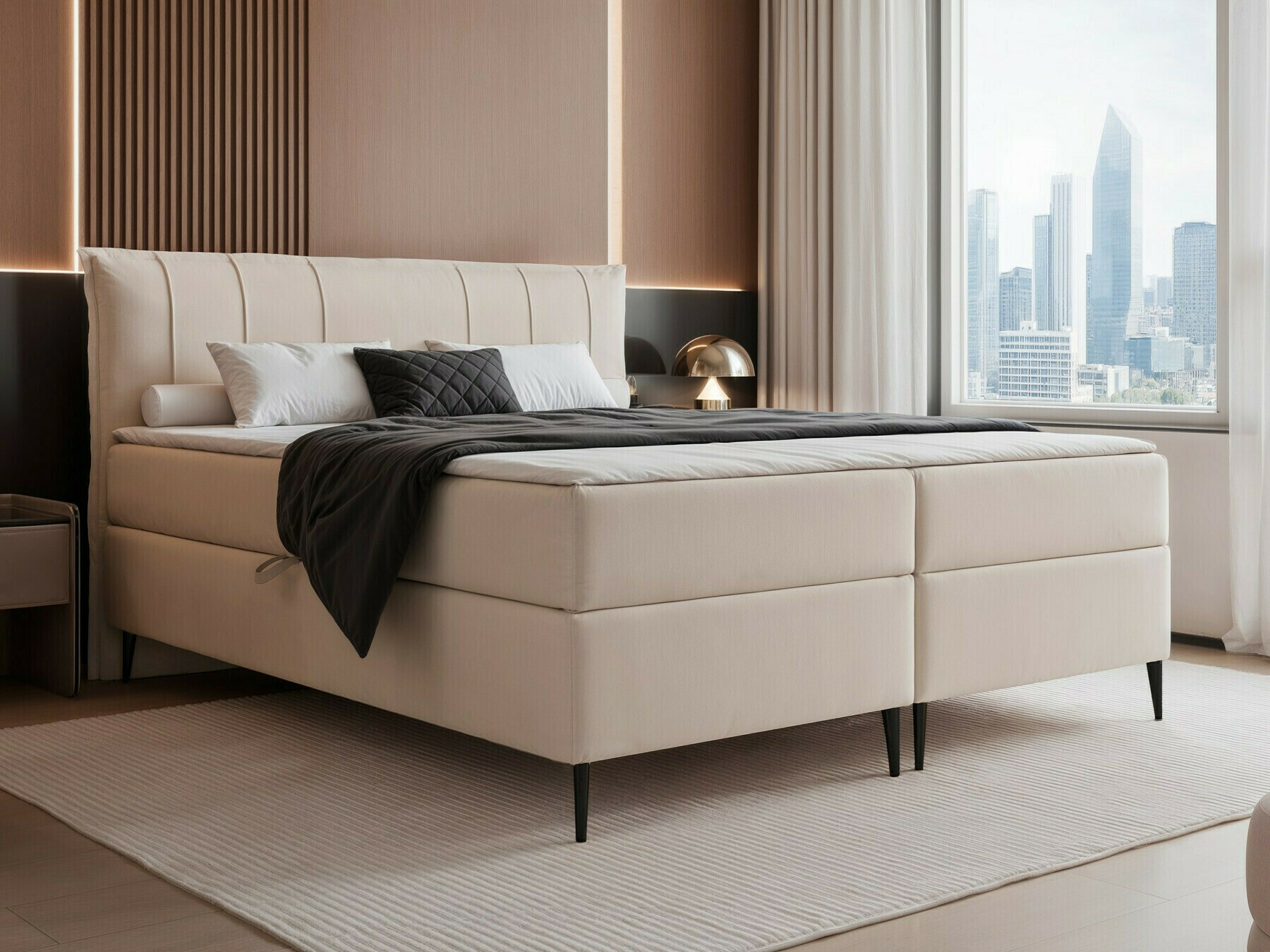 Lit boxspring Martinez 105 (Magic Velvet 2256)