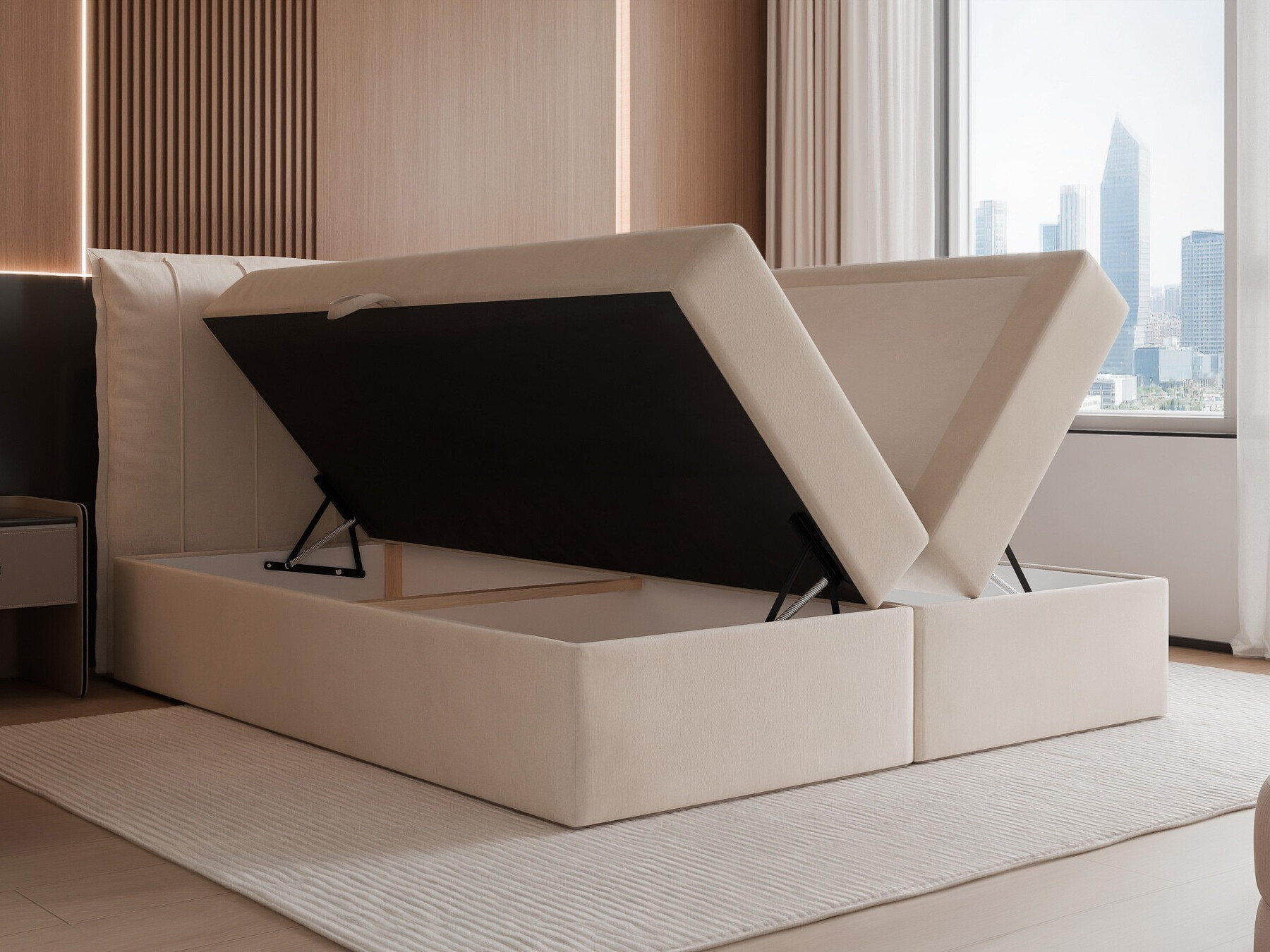 Lit boxspring Martinez 107 (Magic Velvet 2219)